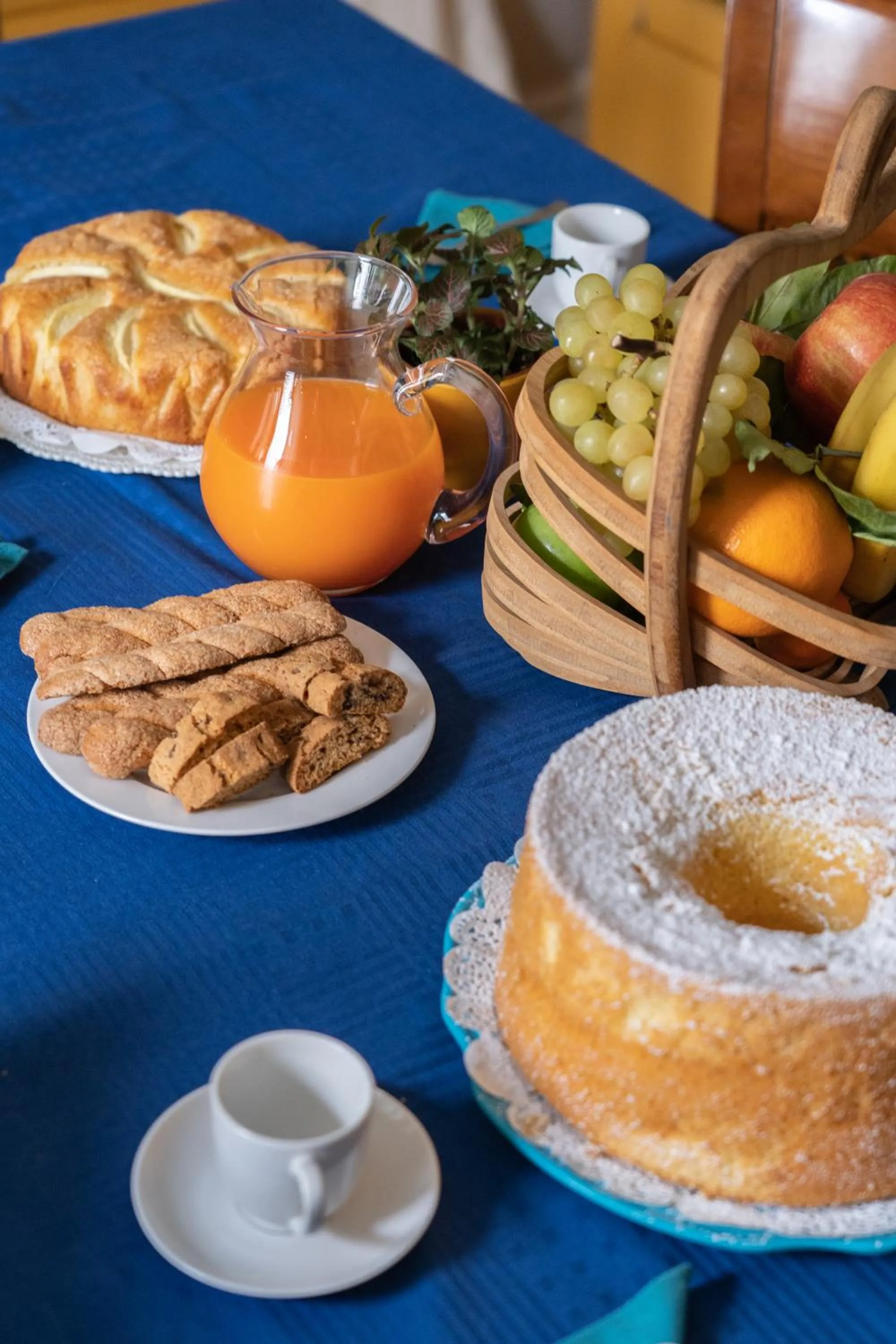 Food and drinks in B&B Iris