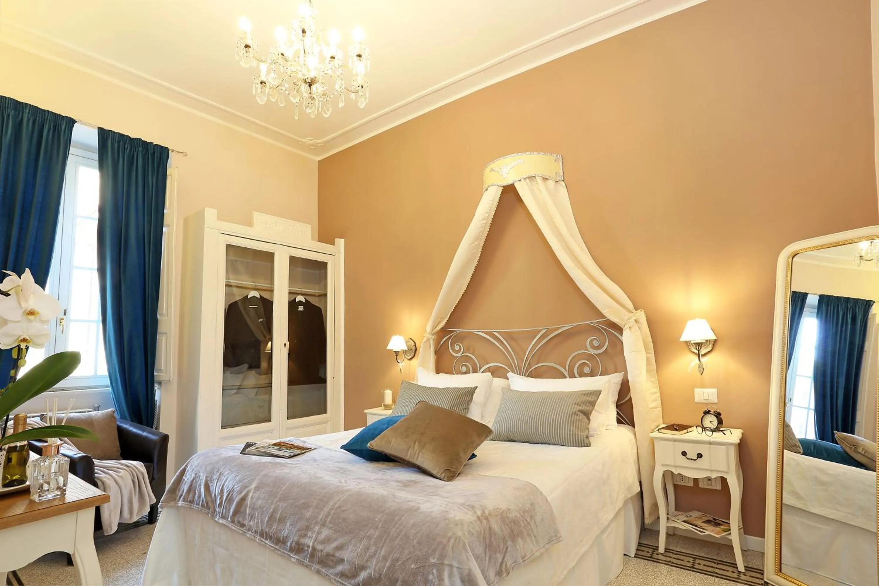 Decorative detail, Bed in Liberty Rome Suites - Liberty Collection