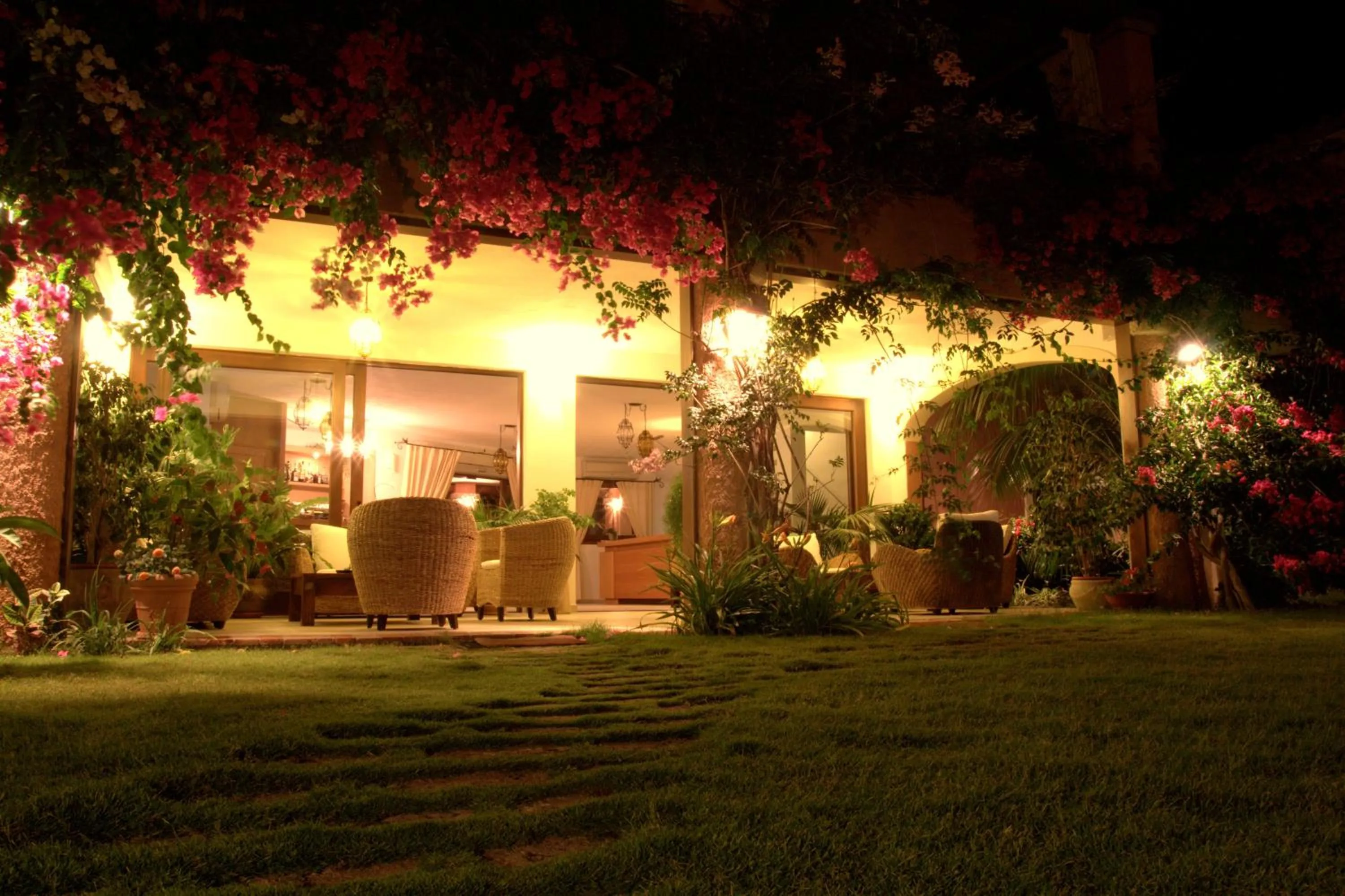 Patio in Hotel Mariposas