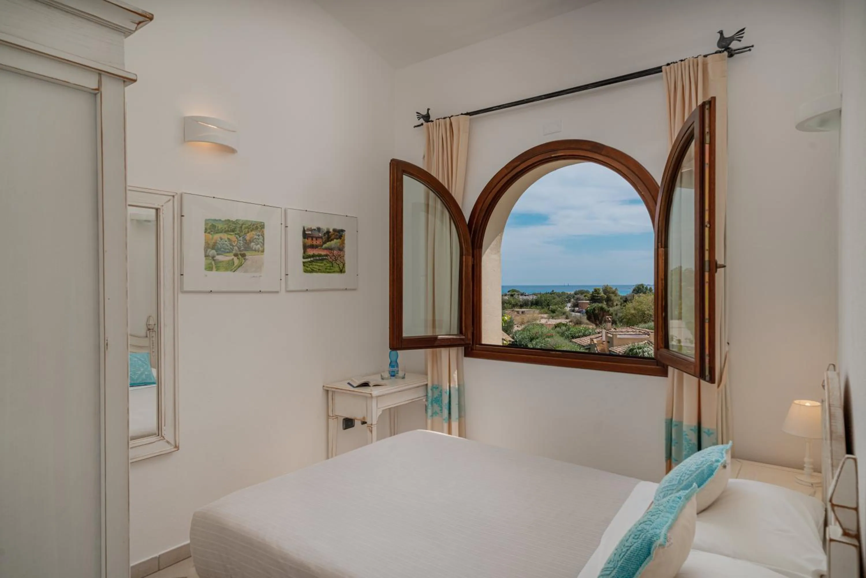 Bed in Hotel Mariposas