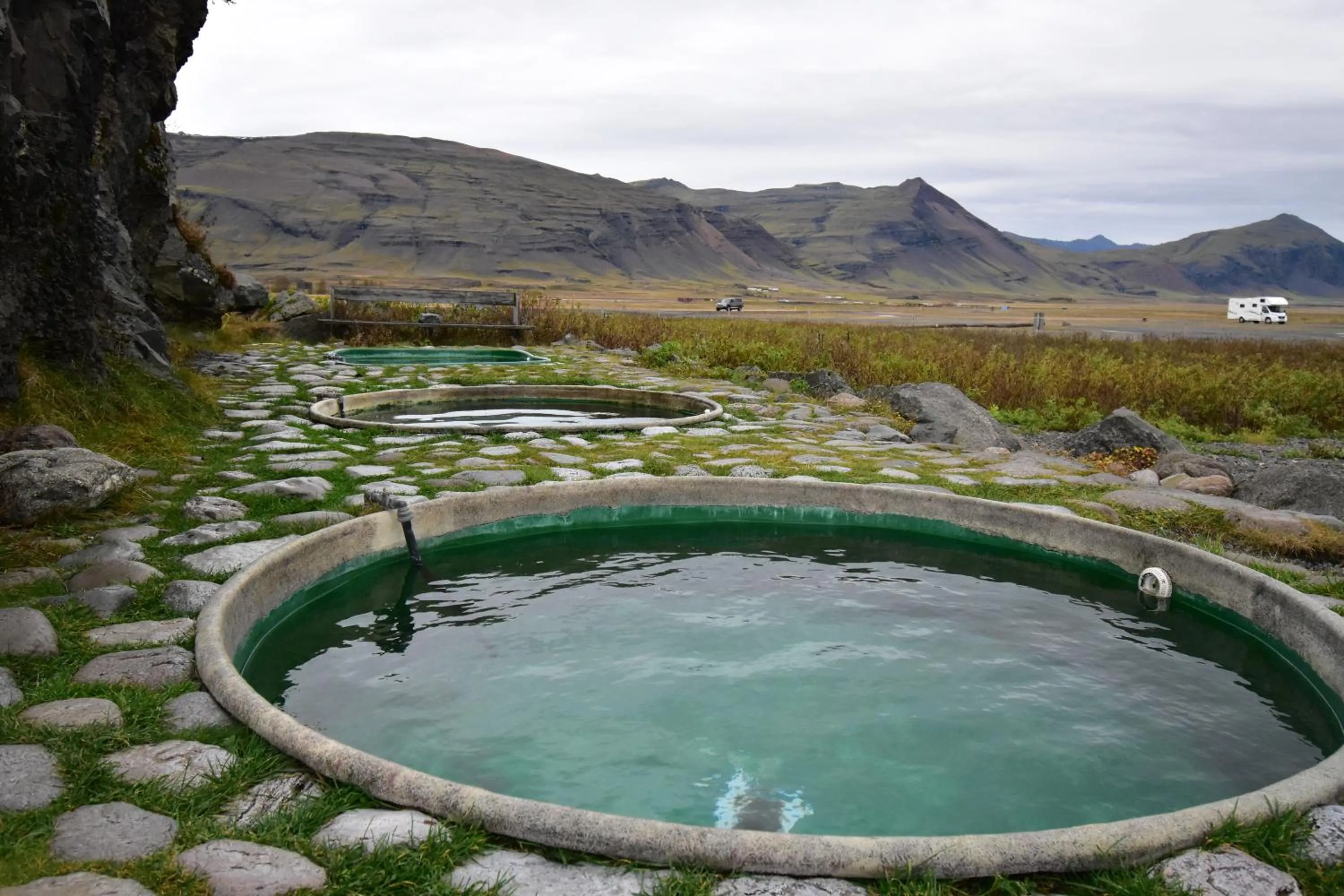 Swimming pool in Glacier World - Hoffell Guesthouse