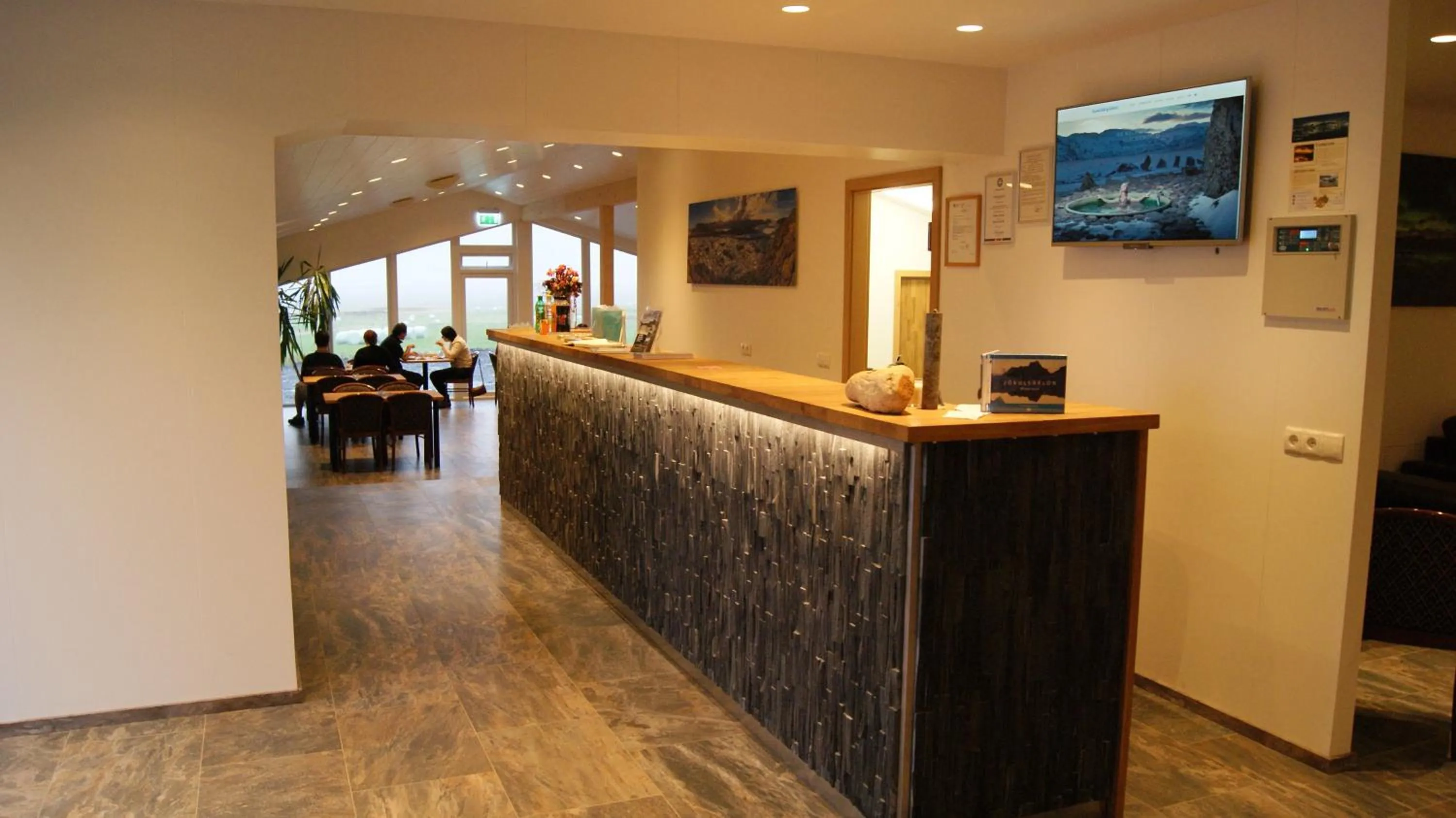 Lobby or reception in Glacier World - Hoffell Guesthouse