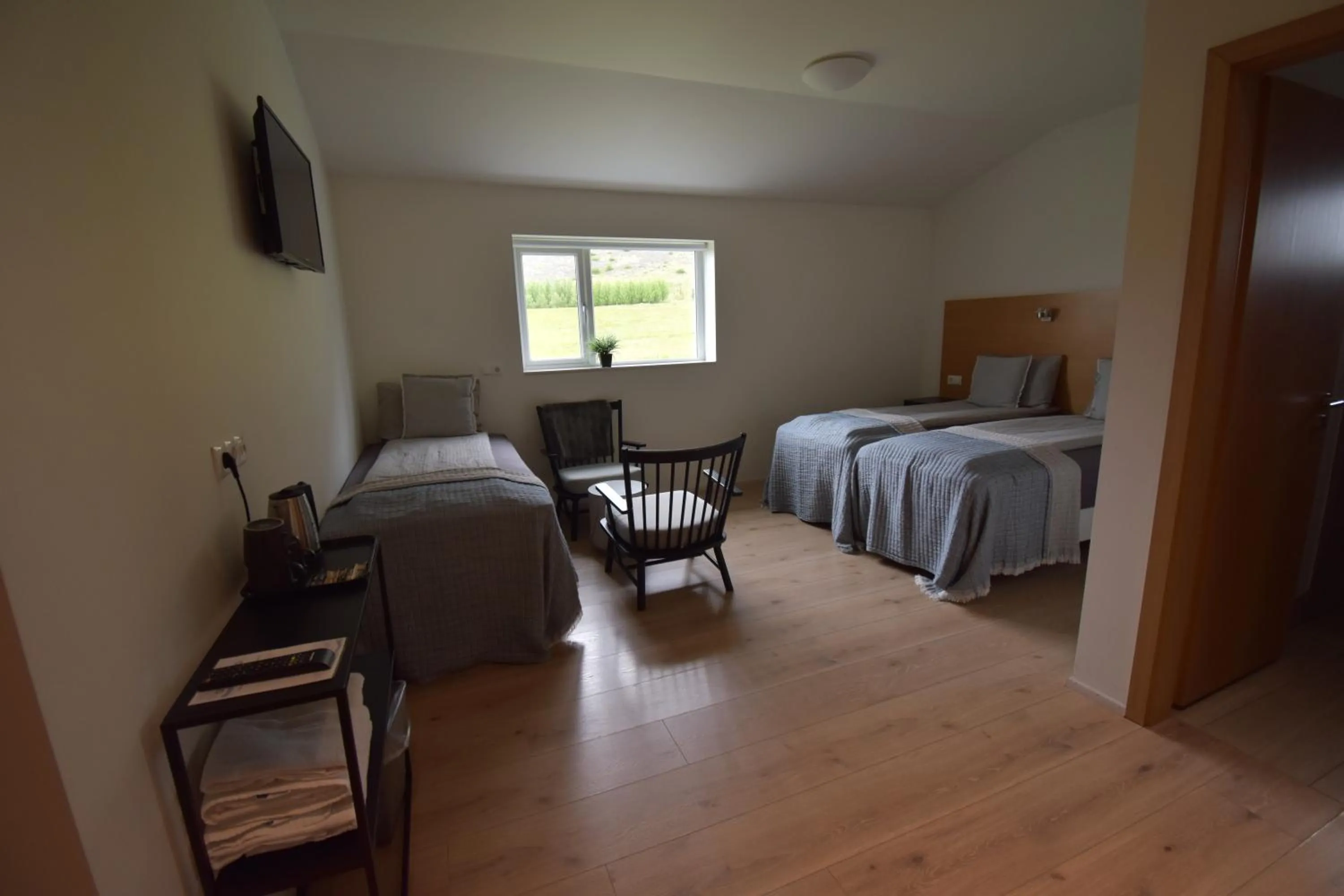 Bed in Glacier World - Hoffell Guesthouse