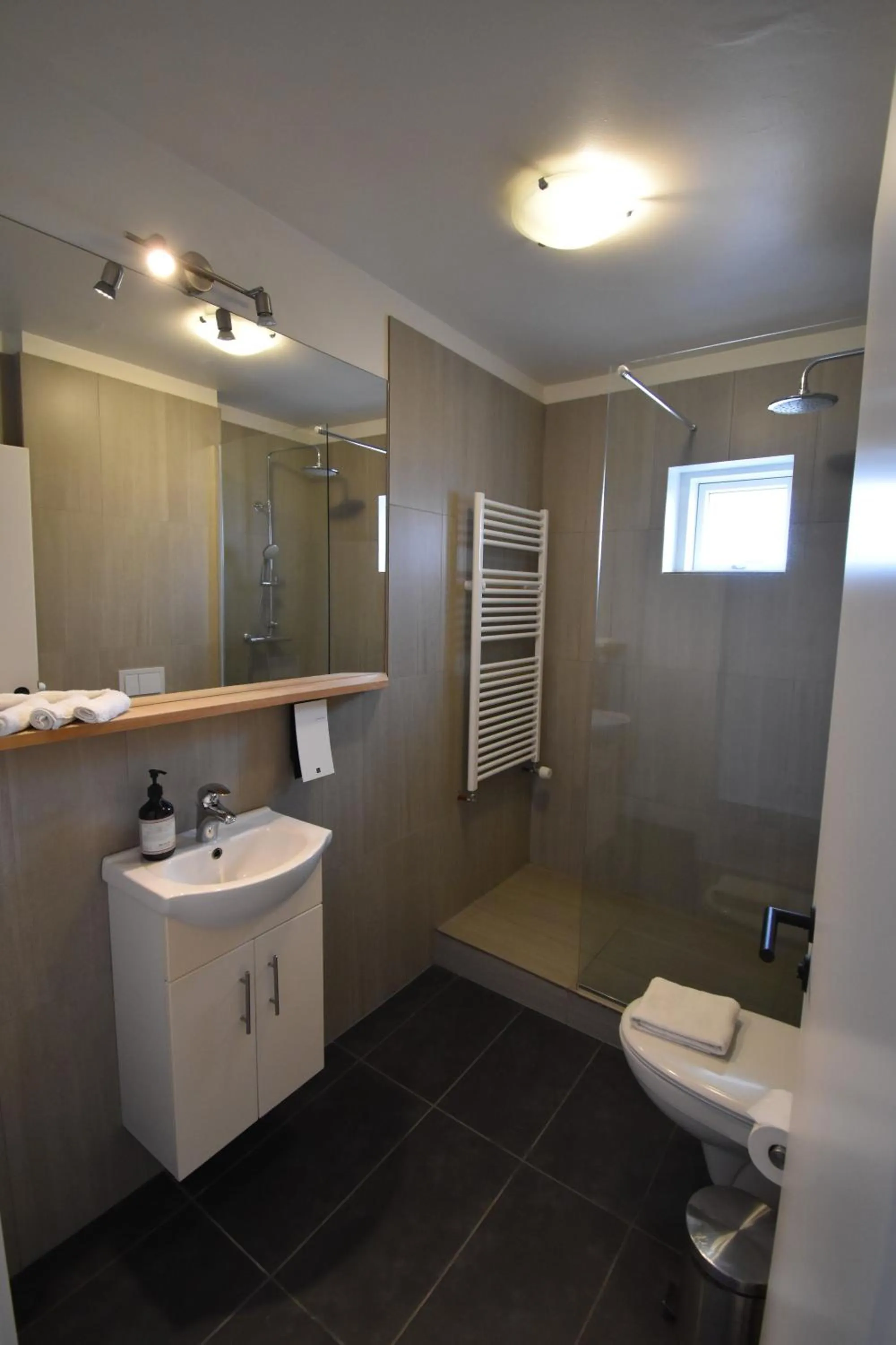 Shower in Glacier World - Hoffell Guesthouse