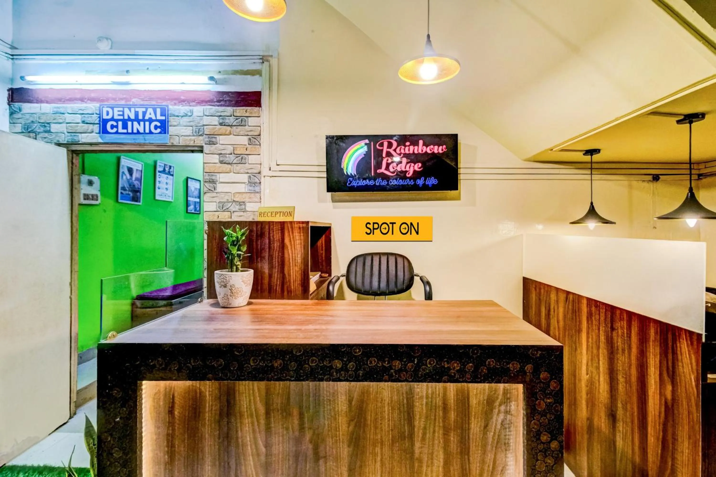 Lobby or reception in SPOT ON Rainbow Lodge