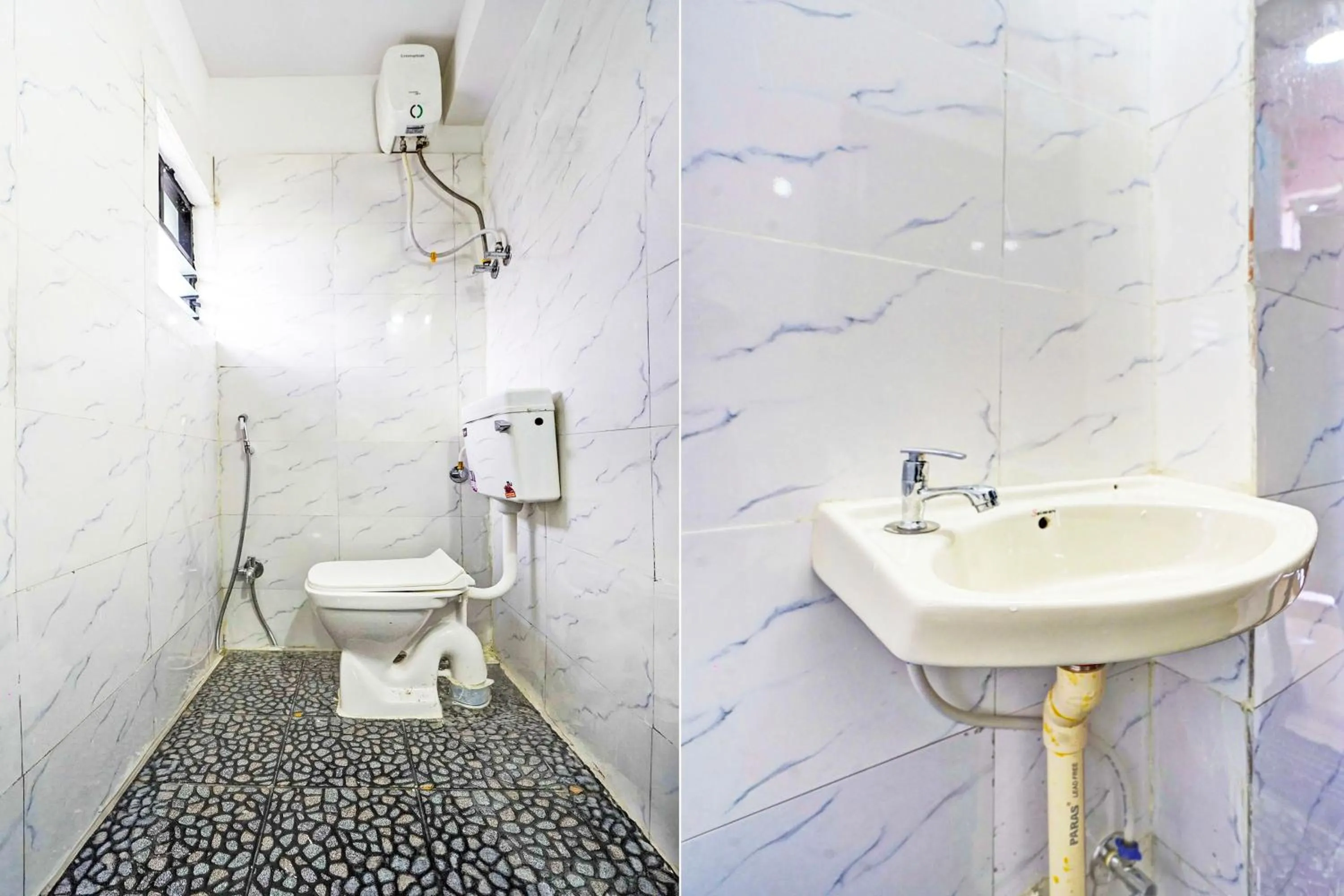 Bathroom in Hotel O Trinetra Inn