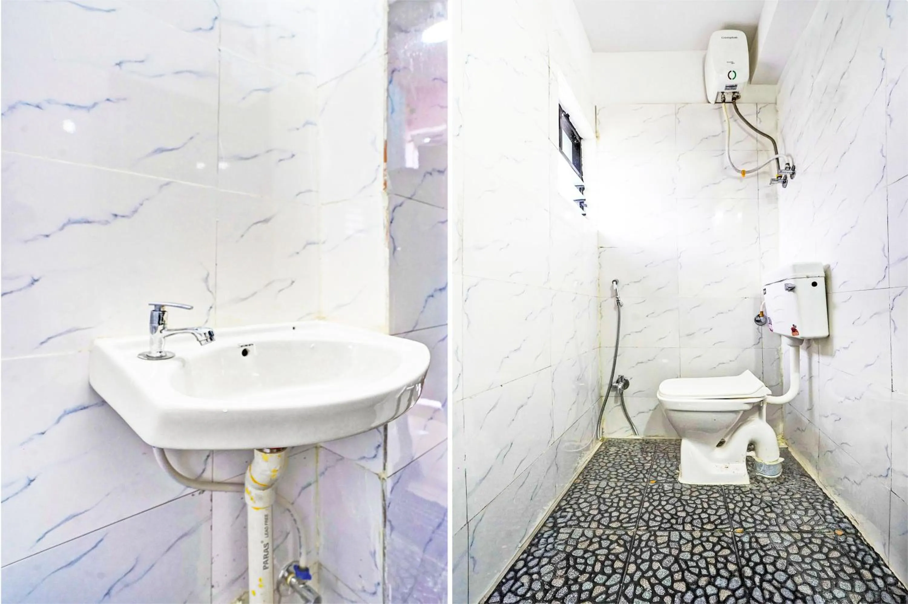 Bathroom in Hotel O Trinetra Inn