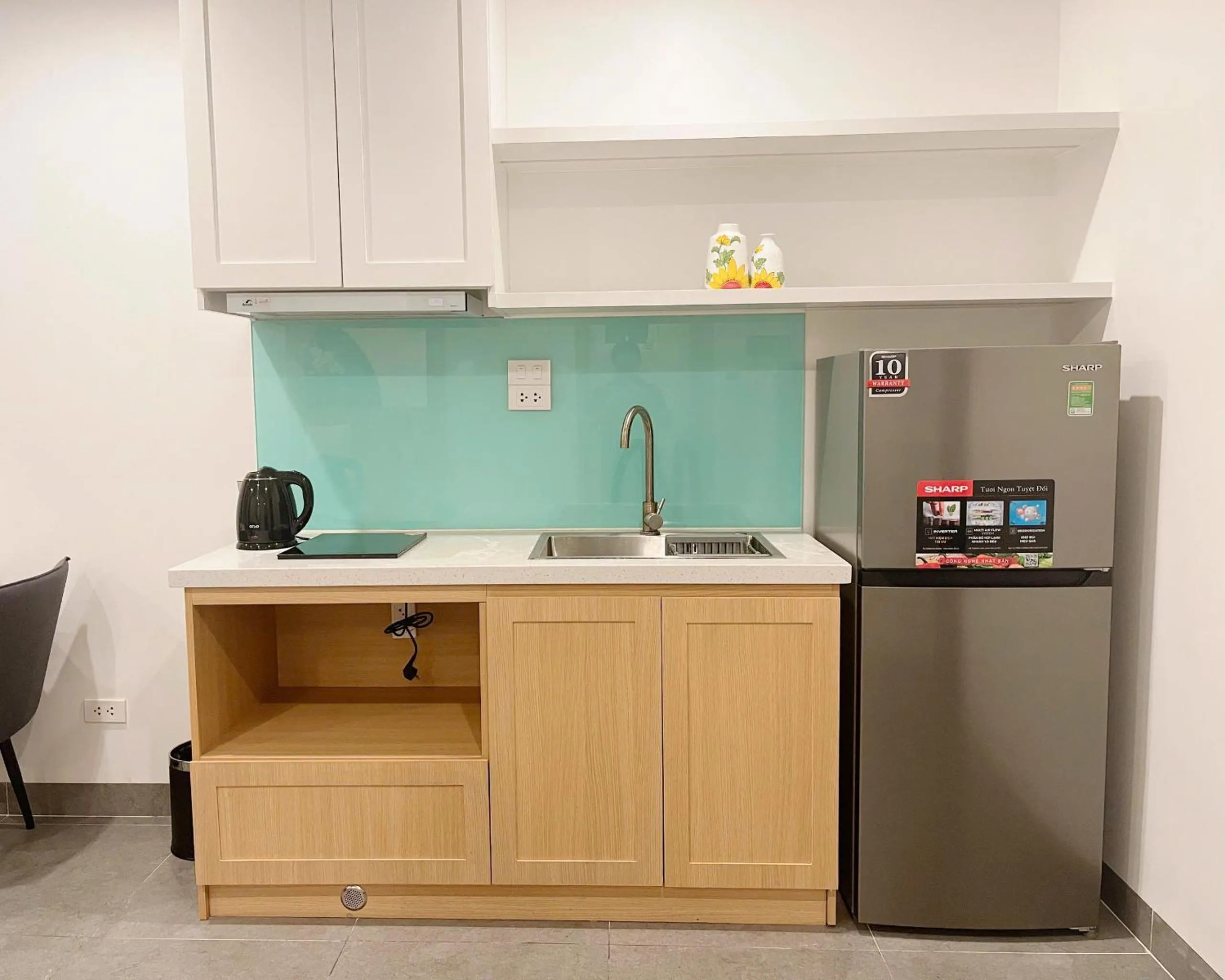 Kitchen or kitchenette in The Yen Residences Danang