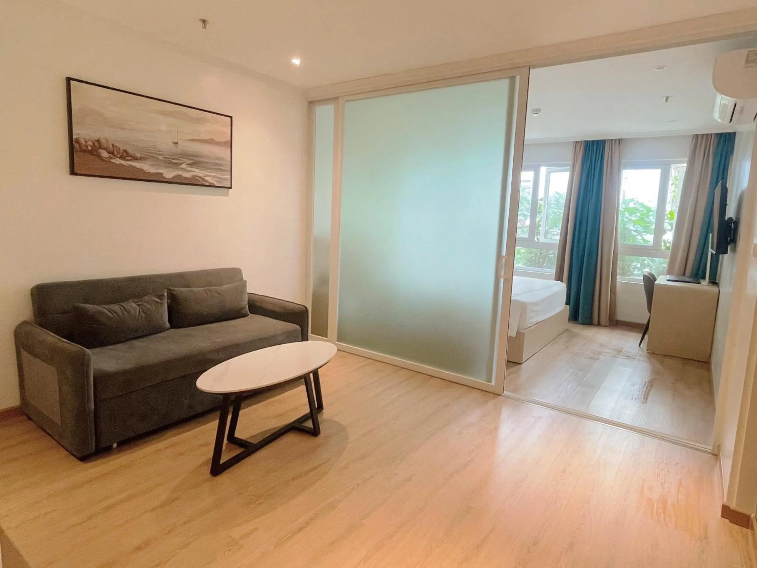 Living room in The Yen Residences Danang