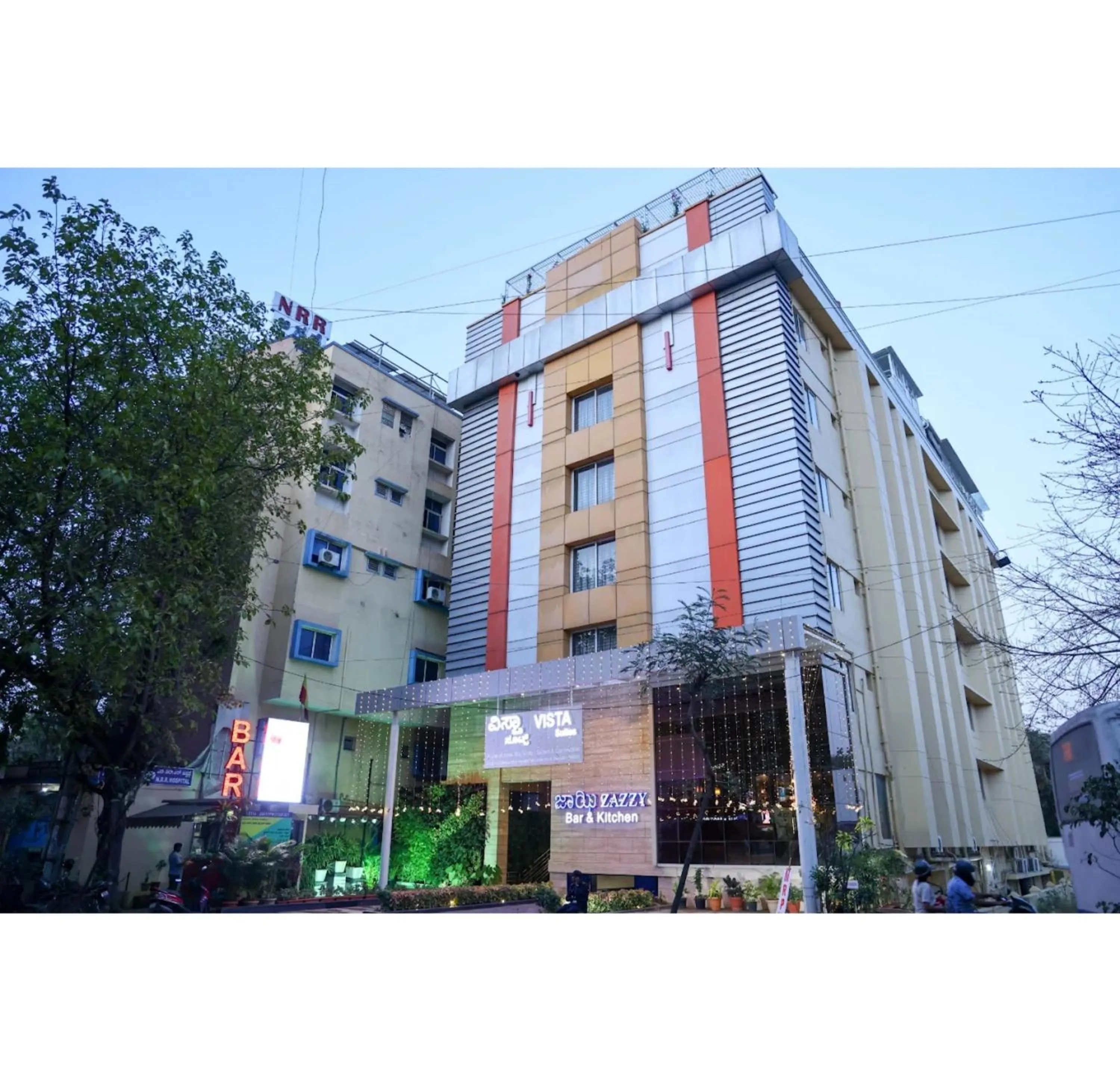 Property building in Hotel Vista Suites, Bangalore