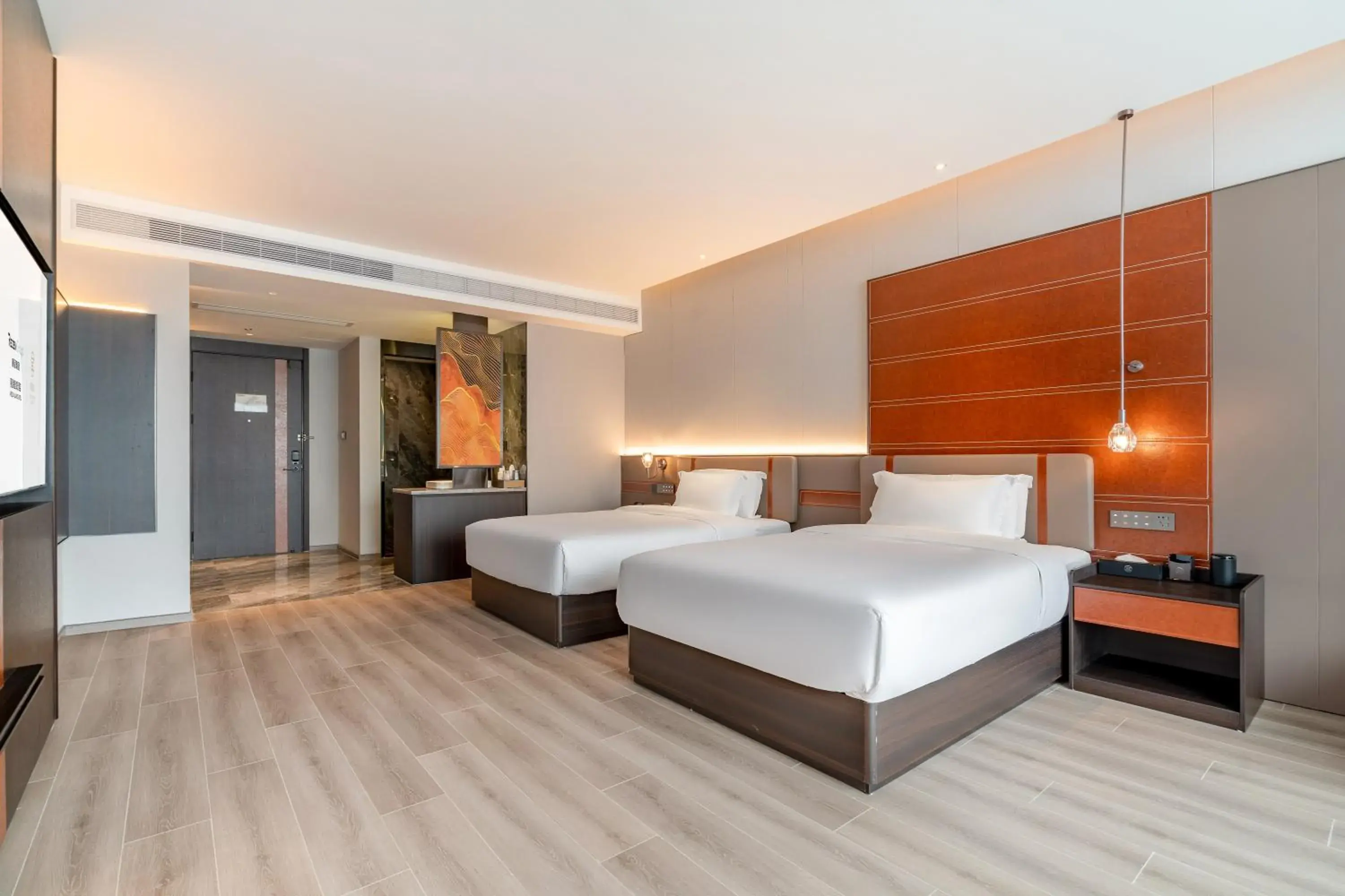 Deluxe Twin Room in The Puyan Hotel Hangzhou Jiubao Deluxe Twin Room in The Puyan Hotel Hangzhou Jiubao