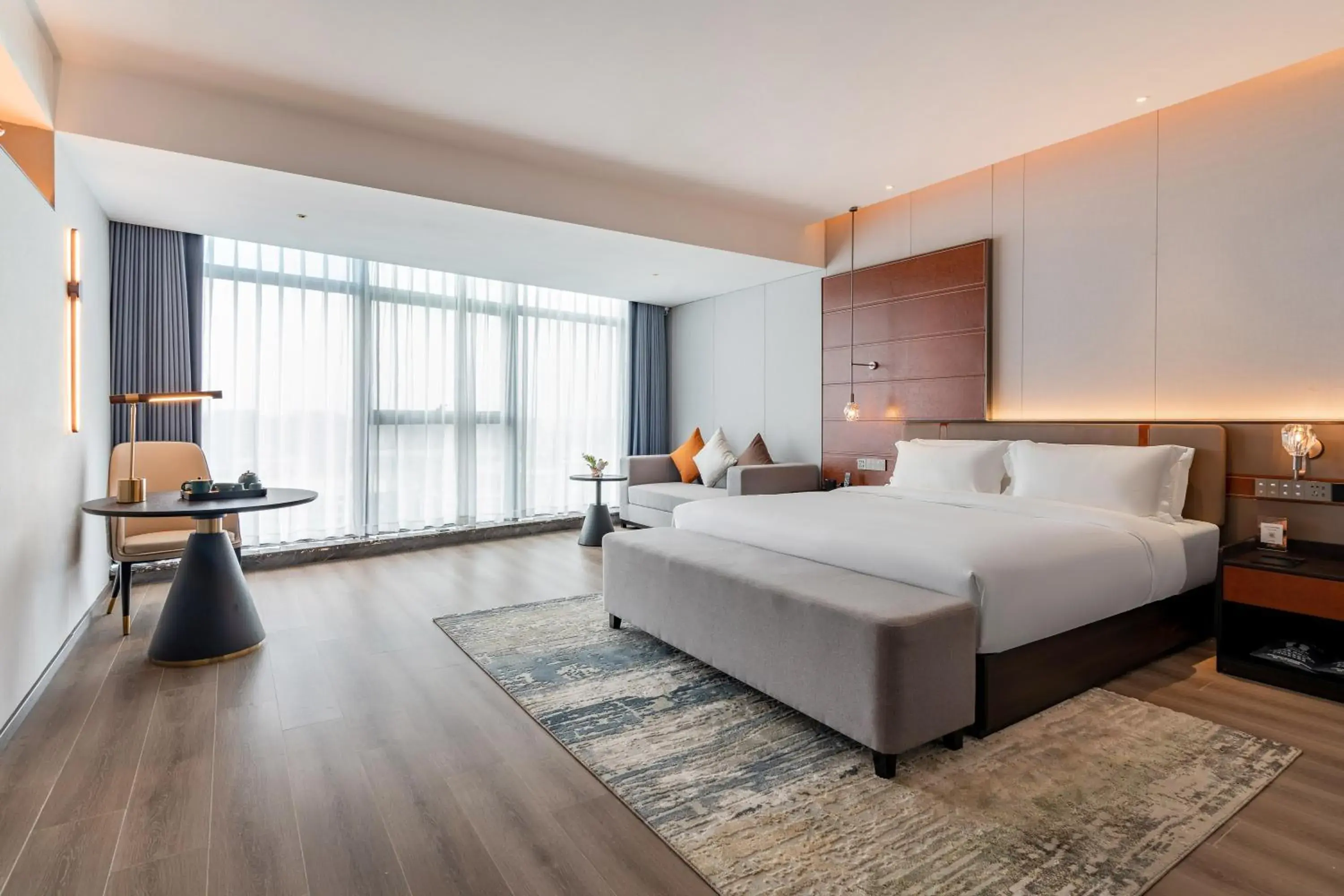 Deluxe King Room in The Puyan Hotel Hangzhou Jiubao Deluxe King Room in The Puyan Hotel Hangzhou Jiubao