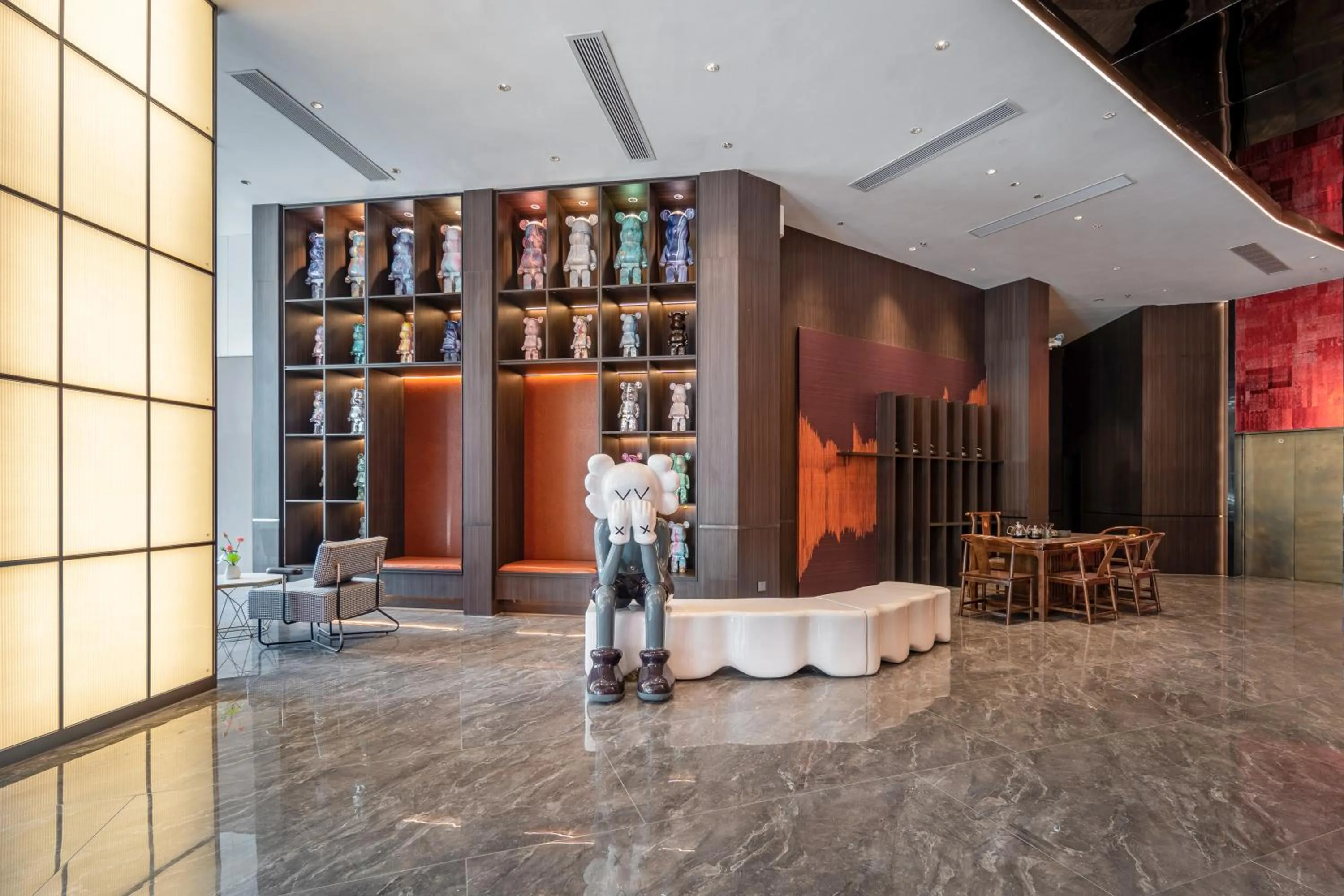 Lobby or reception in The Puyan Hotel Hangzhou Jiubao