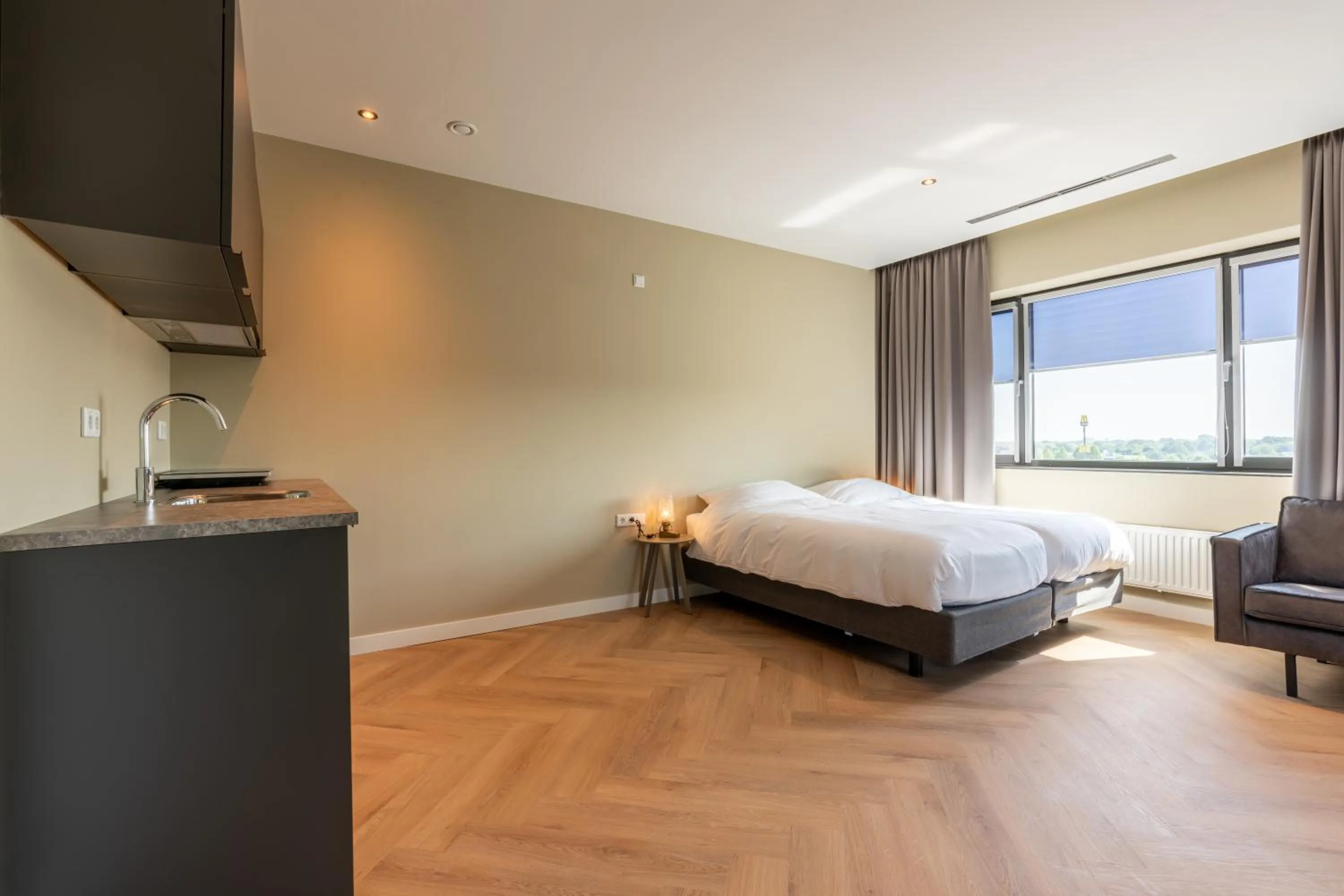 Bed in MyHotel Meppel