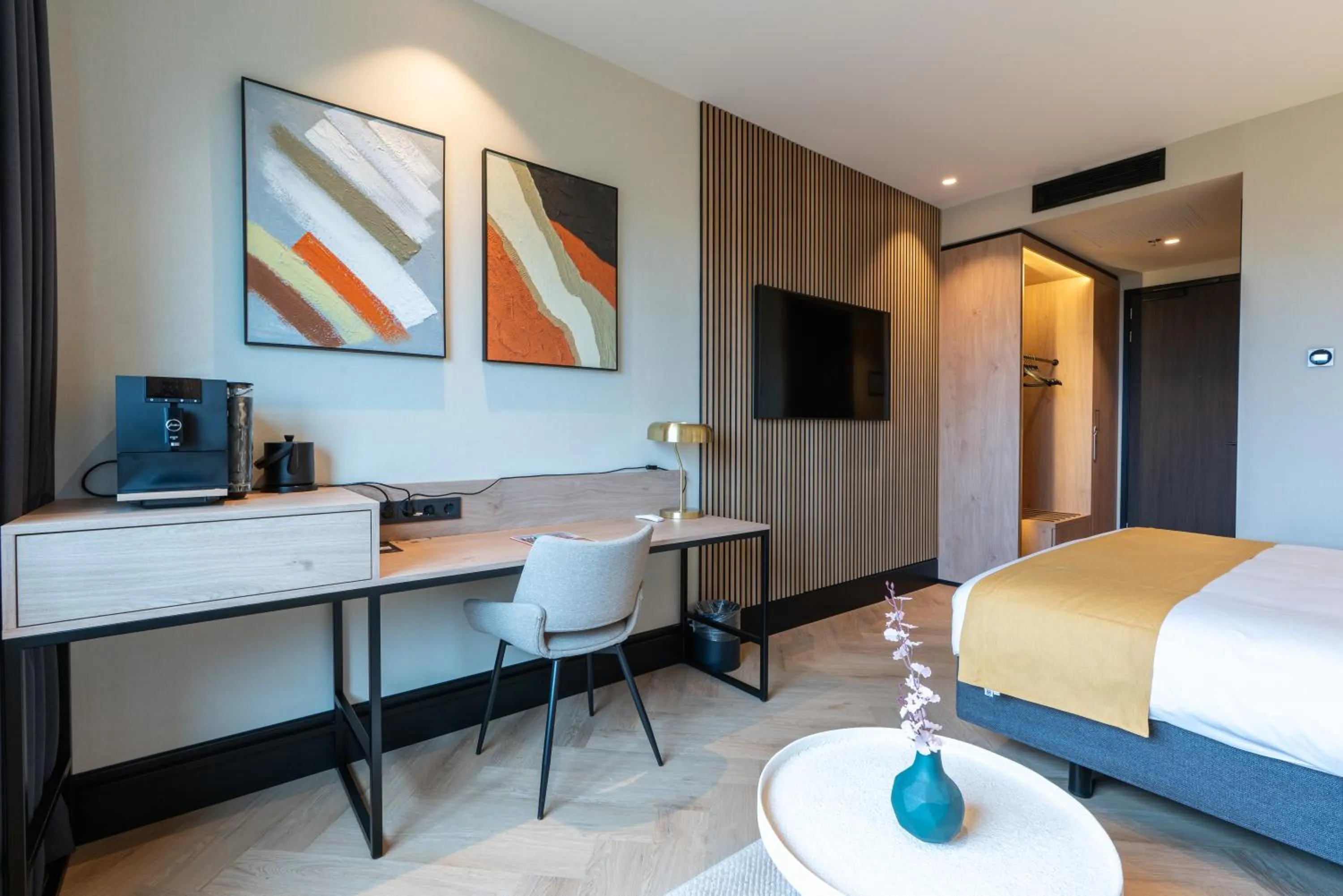 Bed in MyHotel Meppel