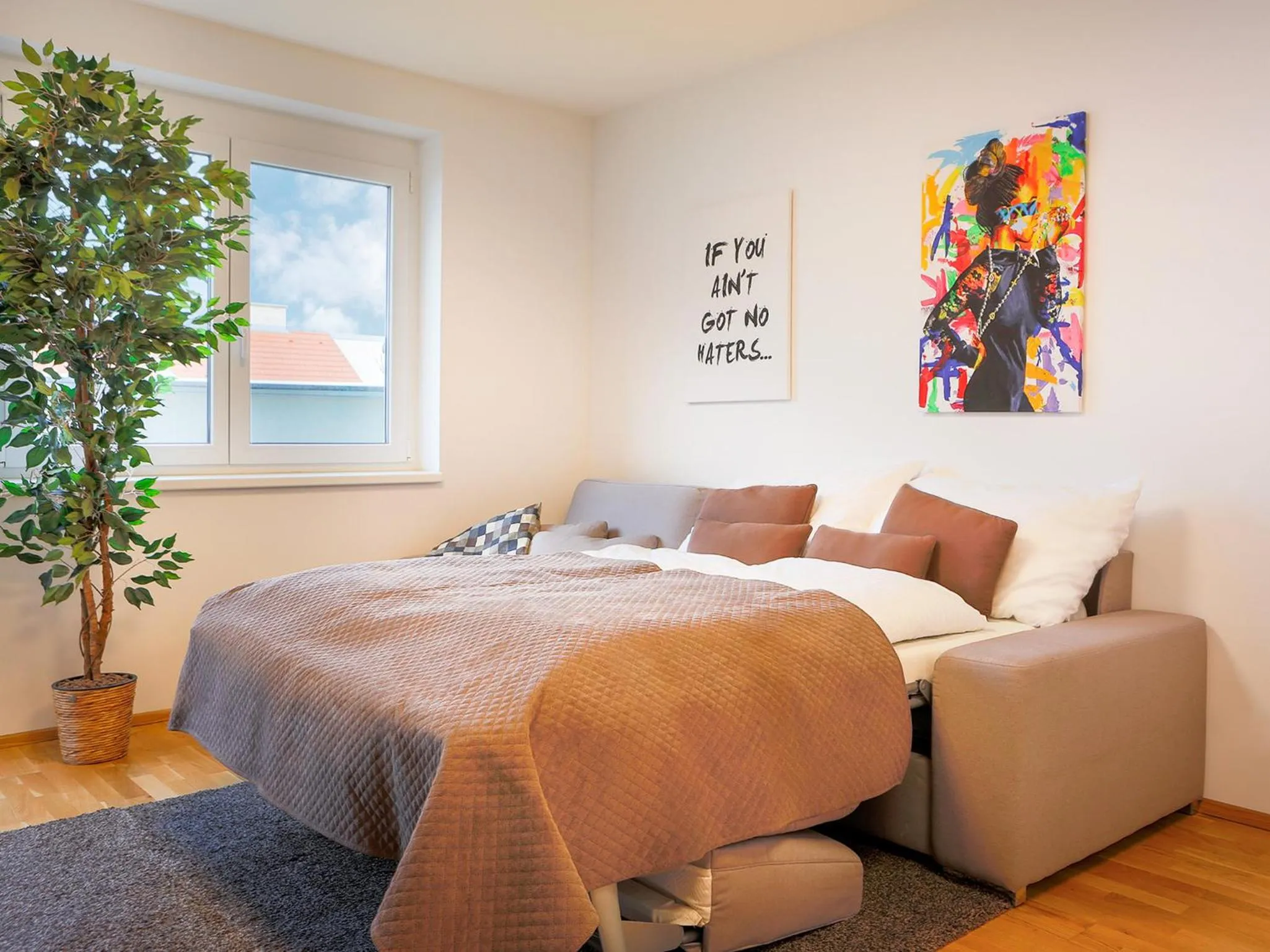 Living room in Penthouse Apartments