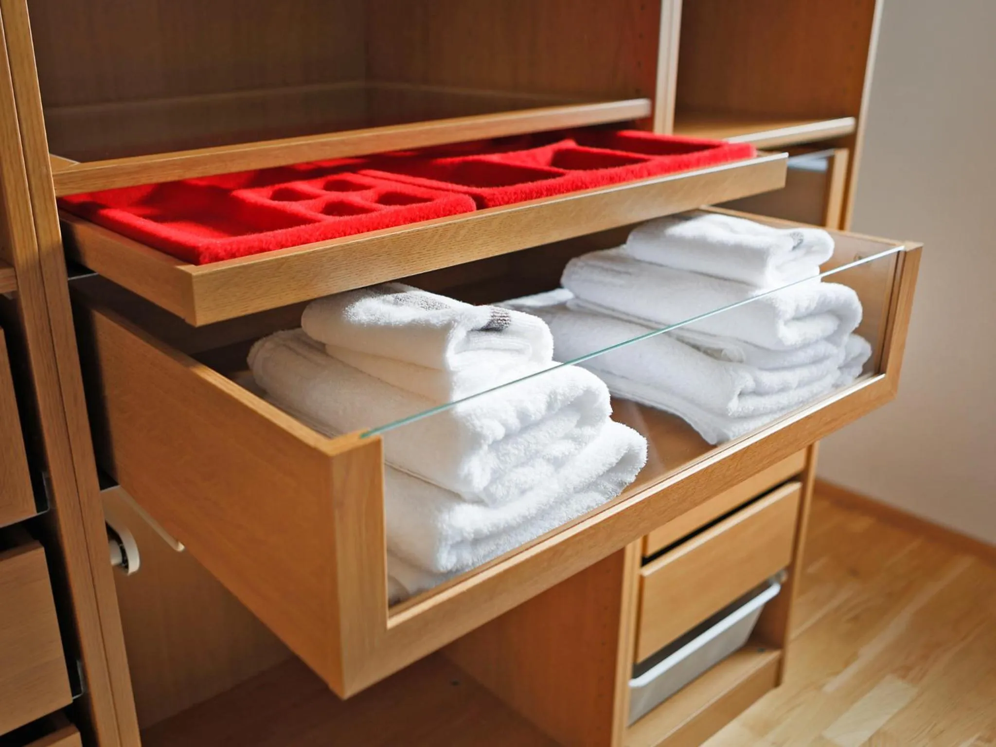 Bedroom in Penthouse Apartments