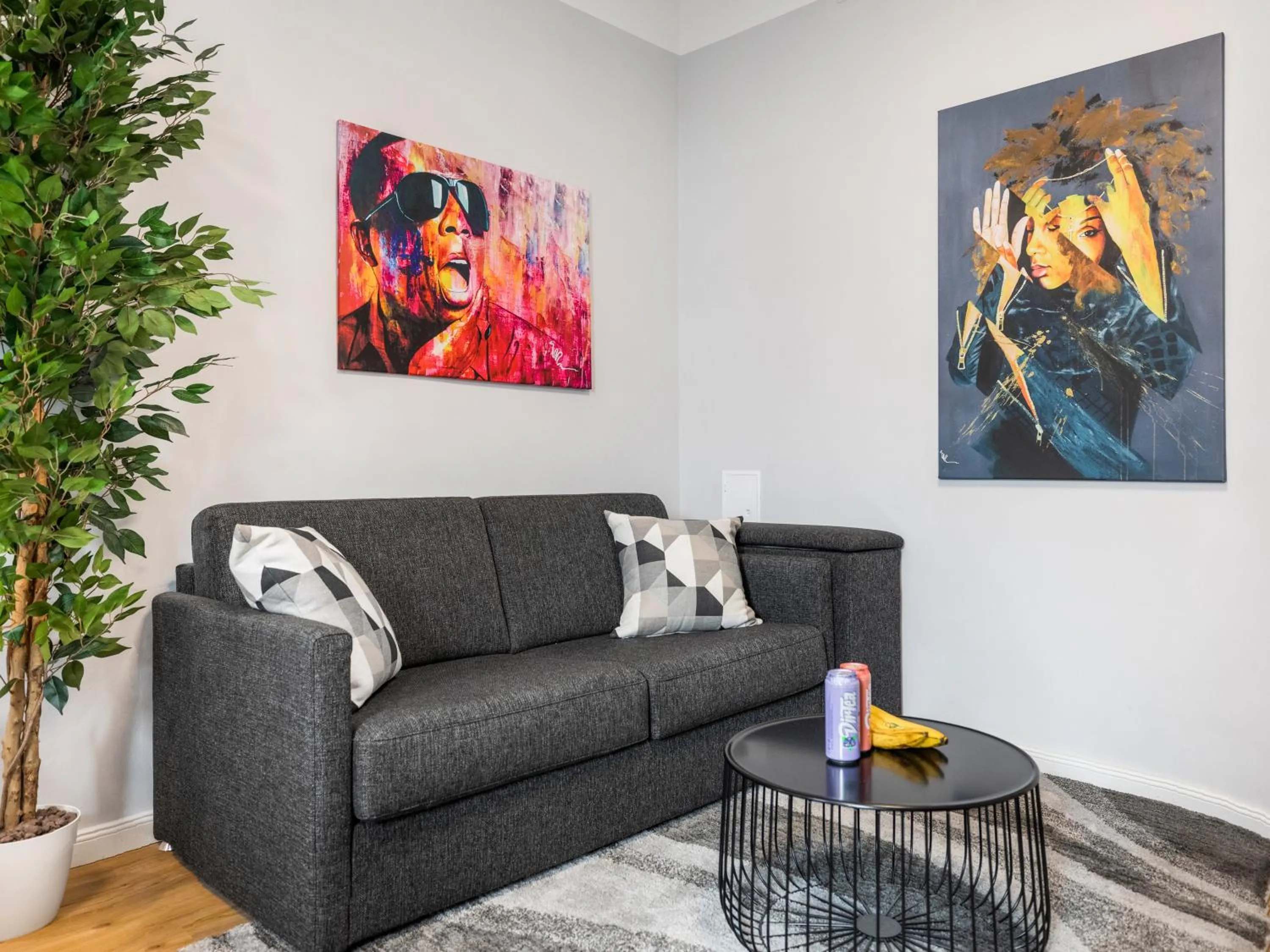 Living room in Penthouse Apartments