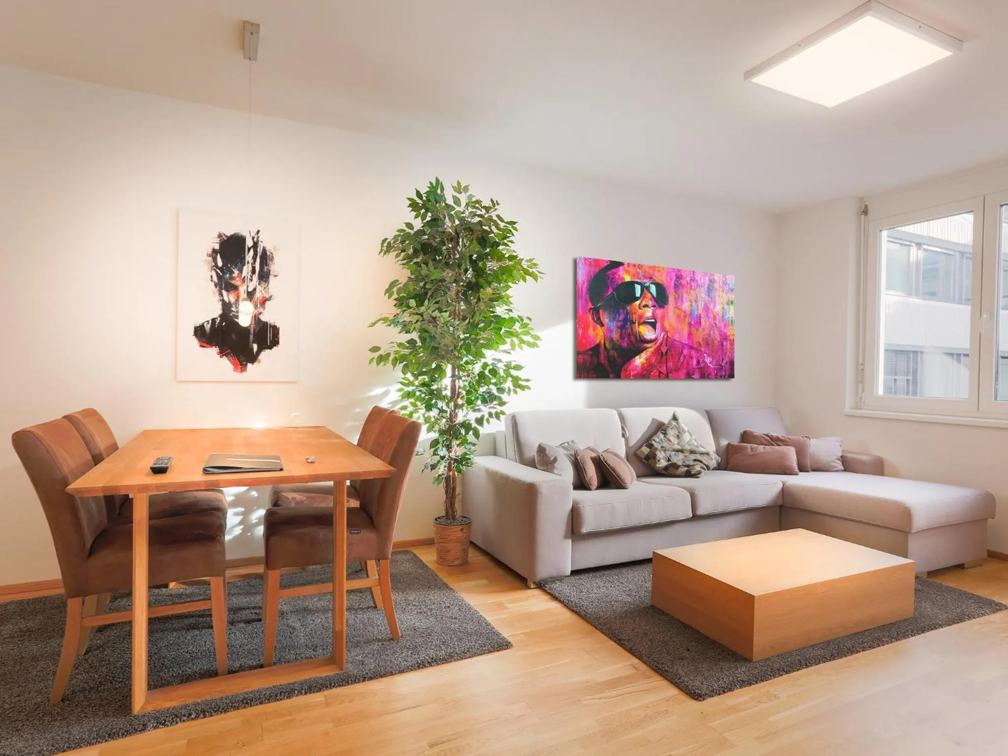 Living room in Penthouse Apartments