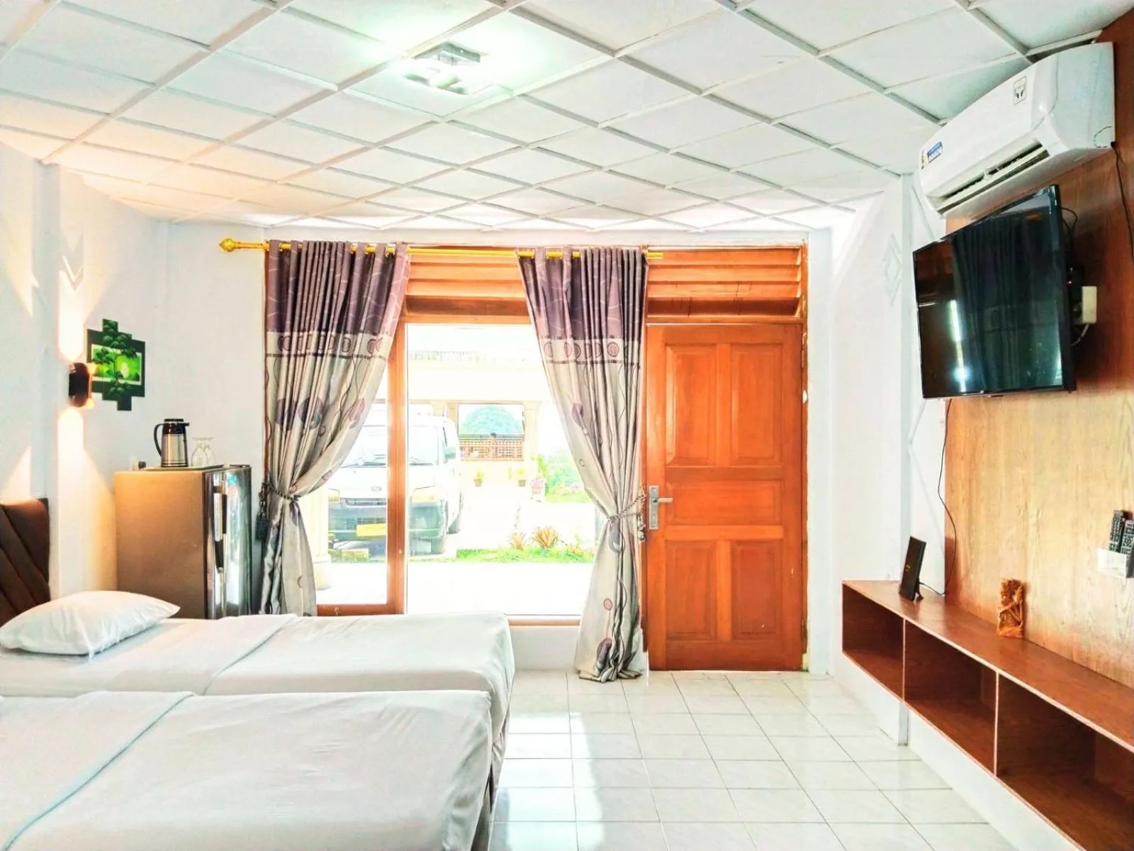 Bed in Hotel New Gondangdia Powered by Cocotel