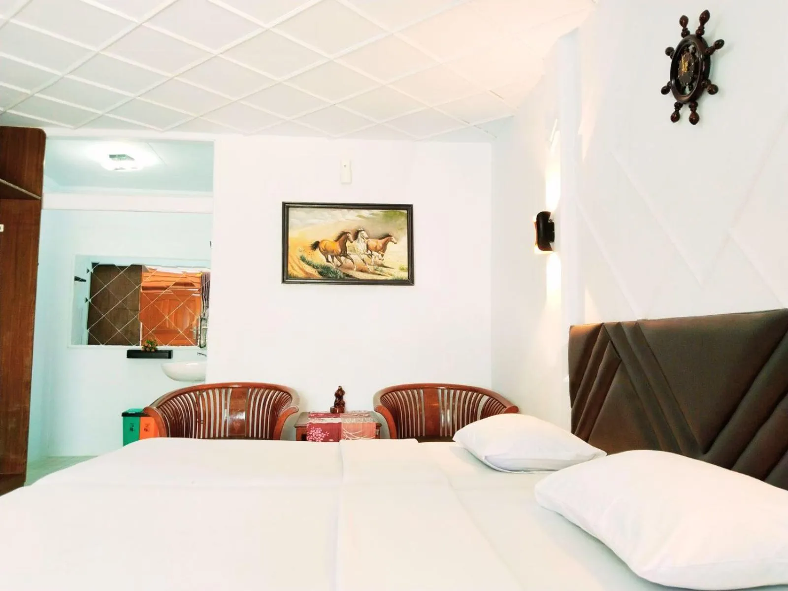 Bed in Hotel New Gondangdia Powered by Cocotel