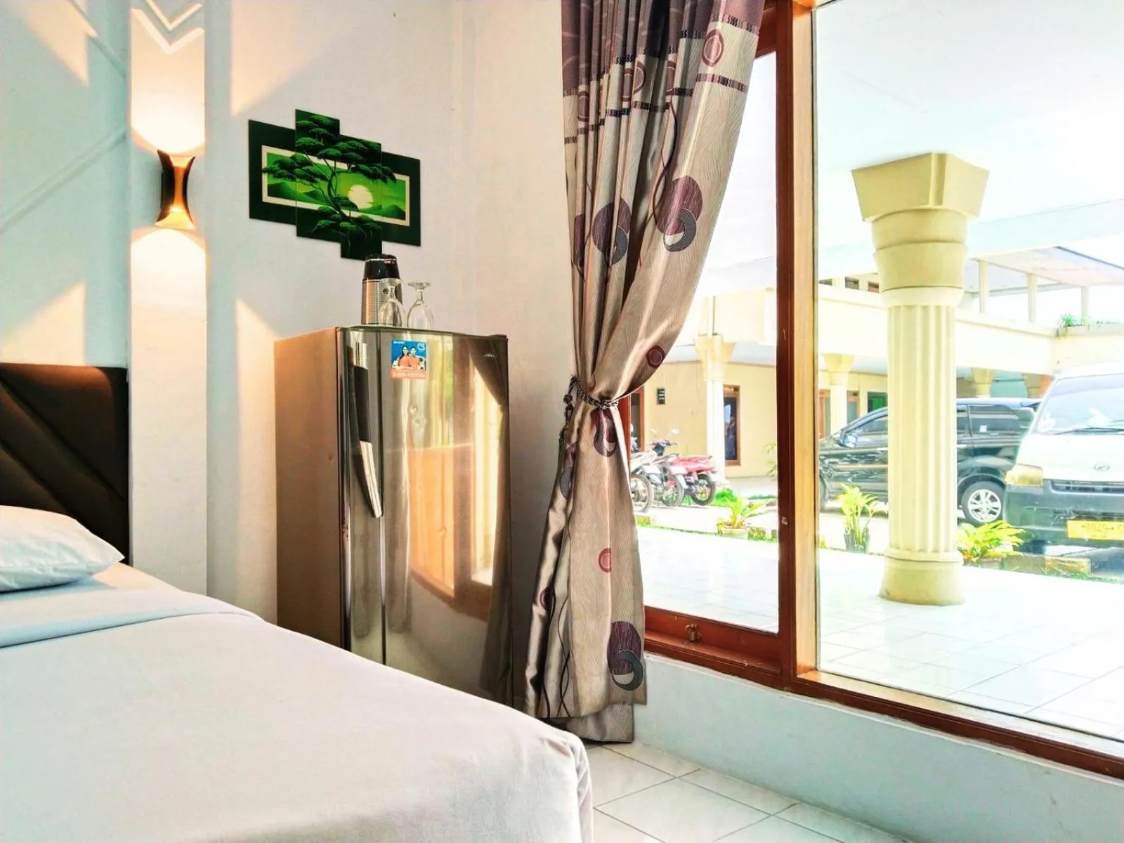 Bed in Hotel New Gondangdia Powered by Cocotel