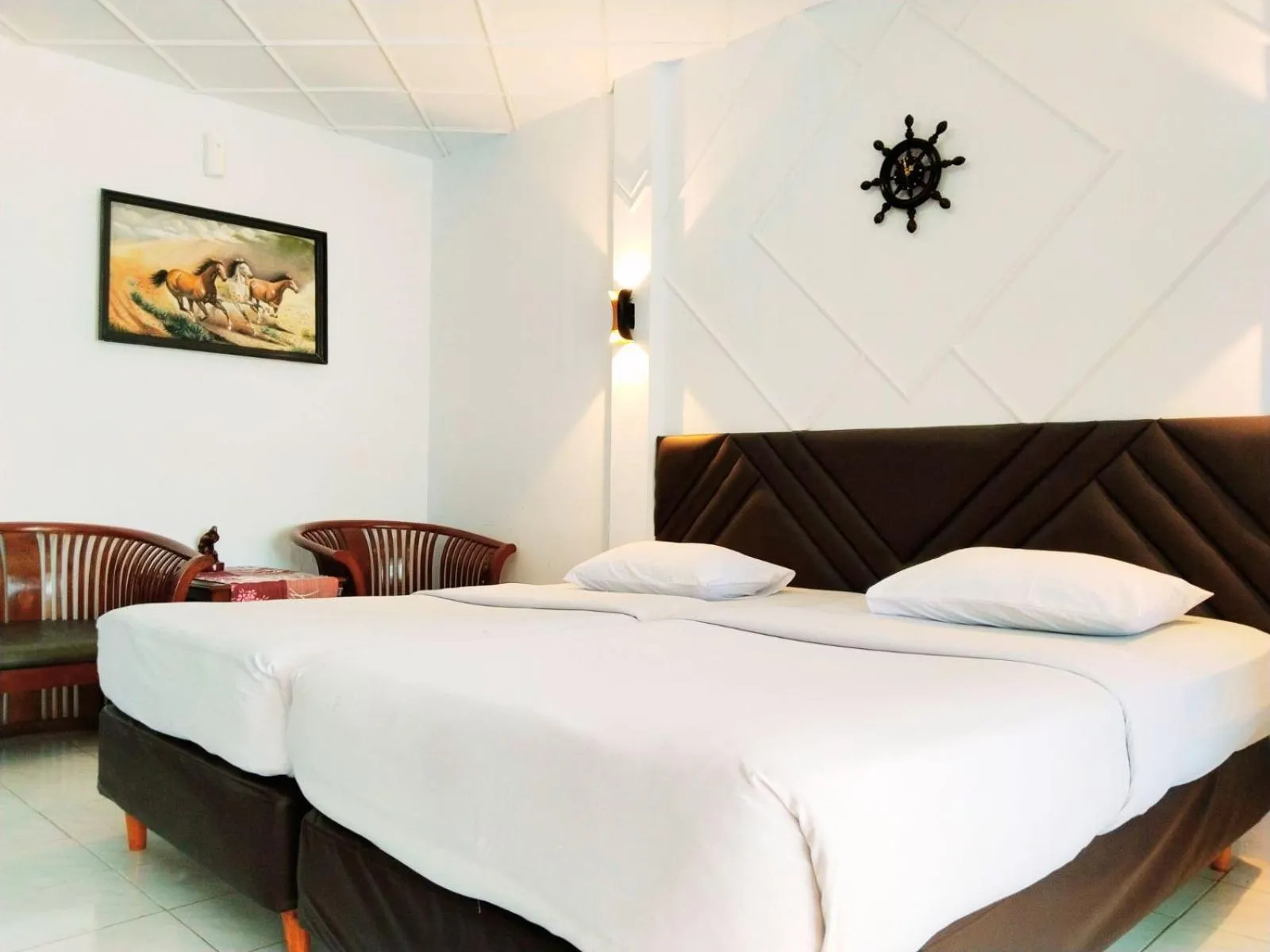 Bed in Hotel New Gondangdia Powered by Cocotel