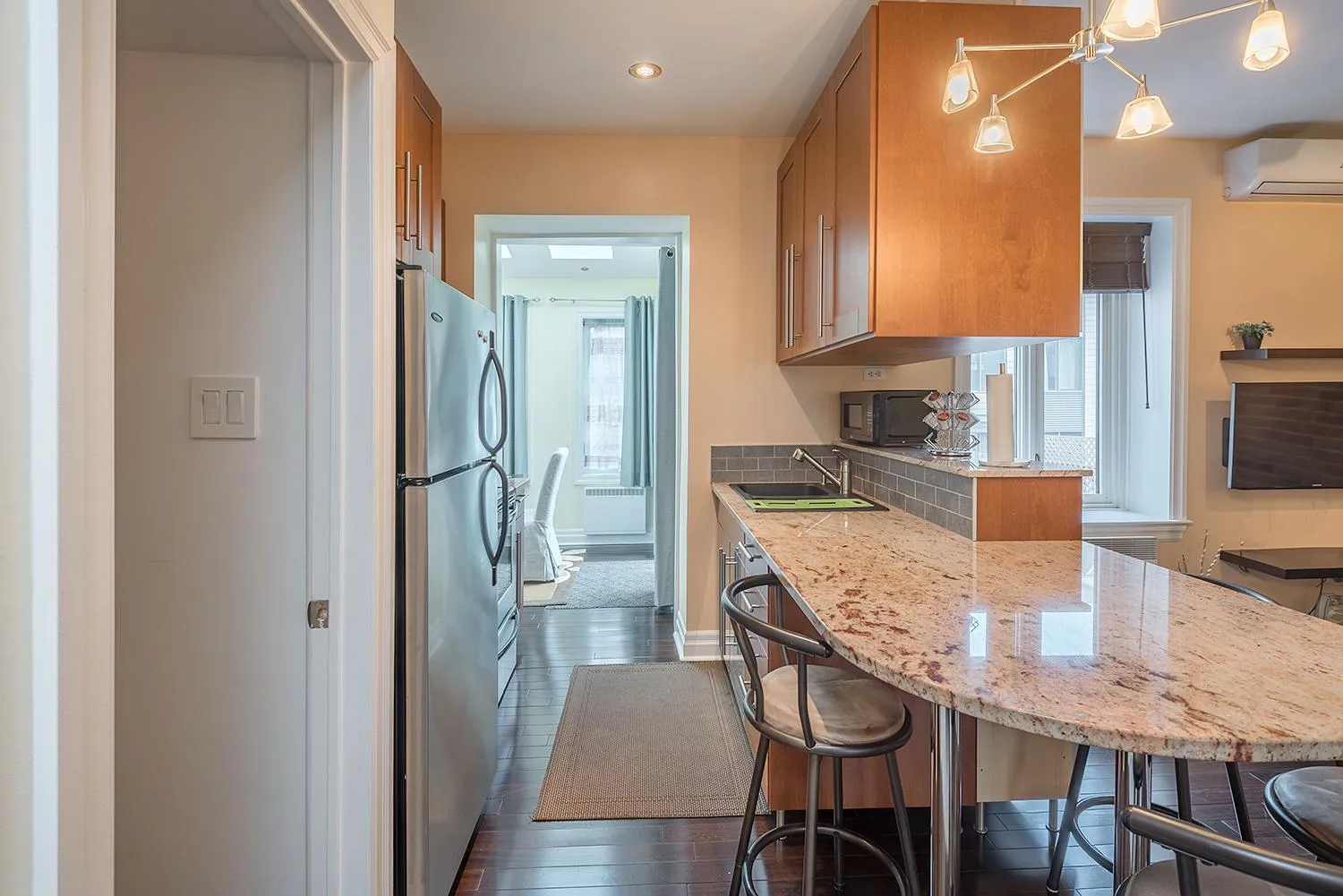 Kitchen or kitchenette in Apartment et Studio montreal