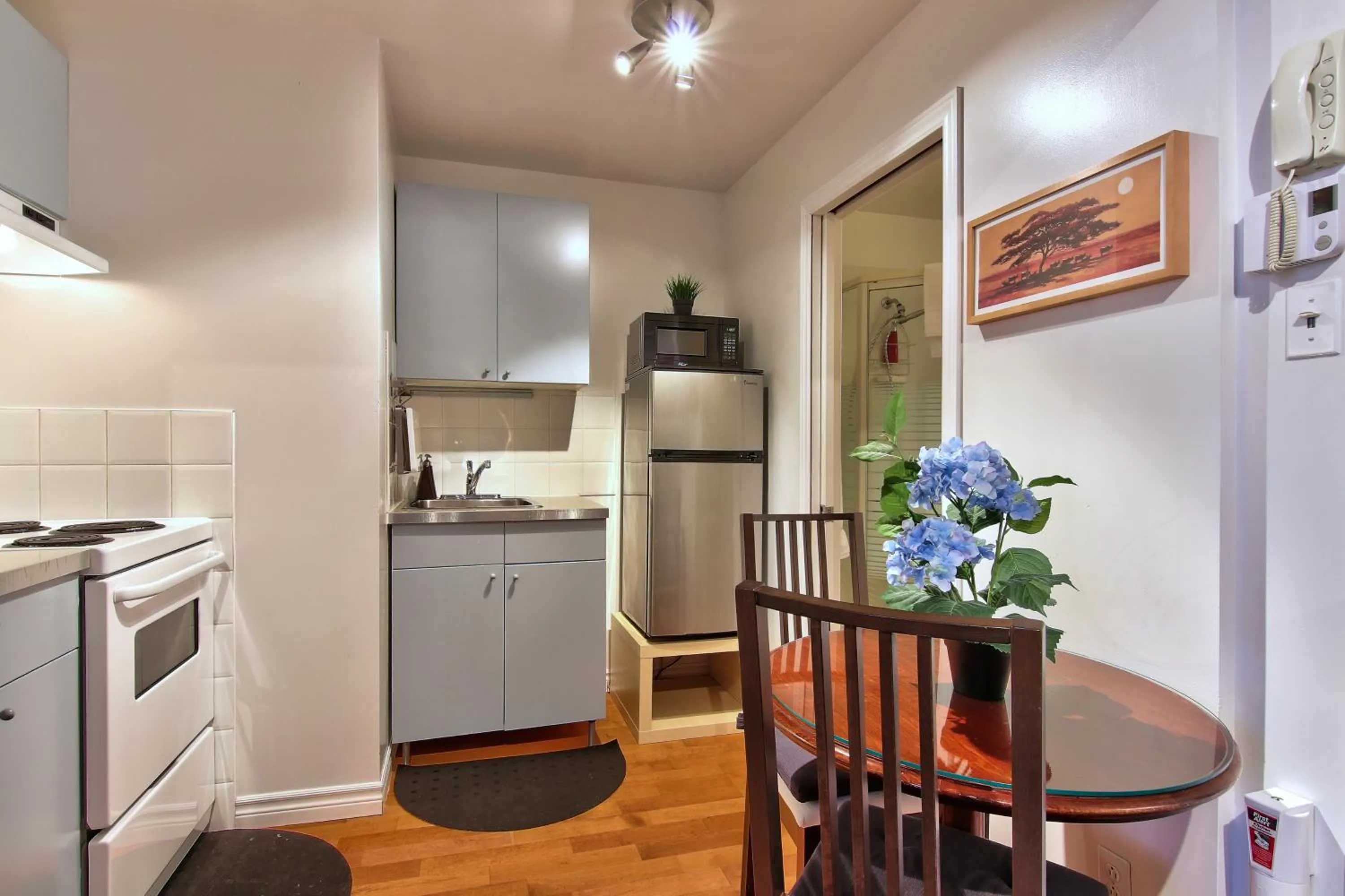 Kitchen or kitchenette in Apartment et Studio montreal