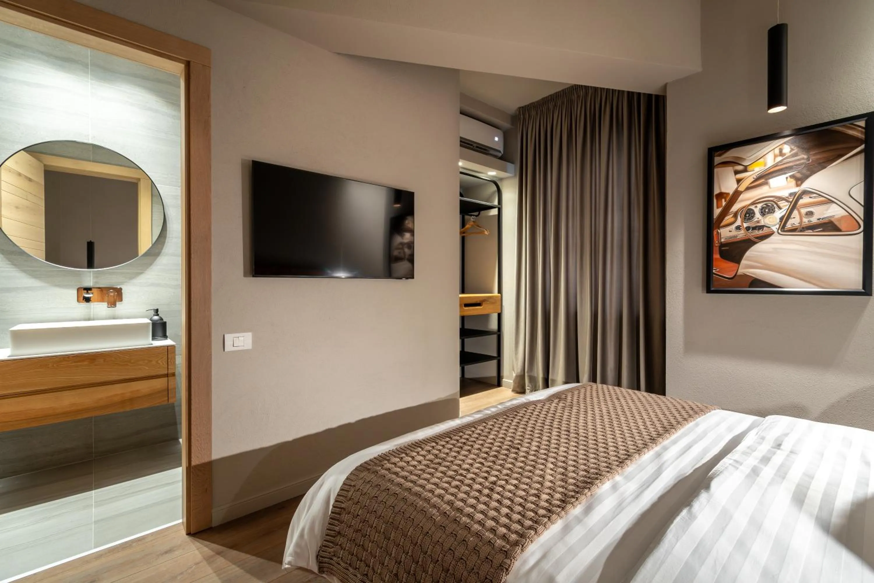 Bedroom, Bed in Maison Bucarest Apartments by Olala Homes