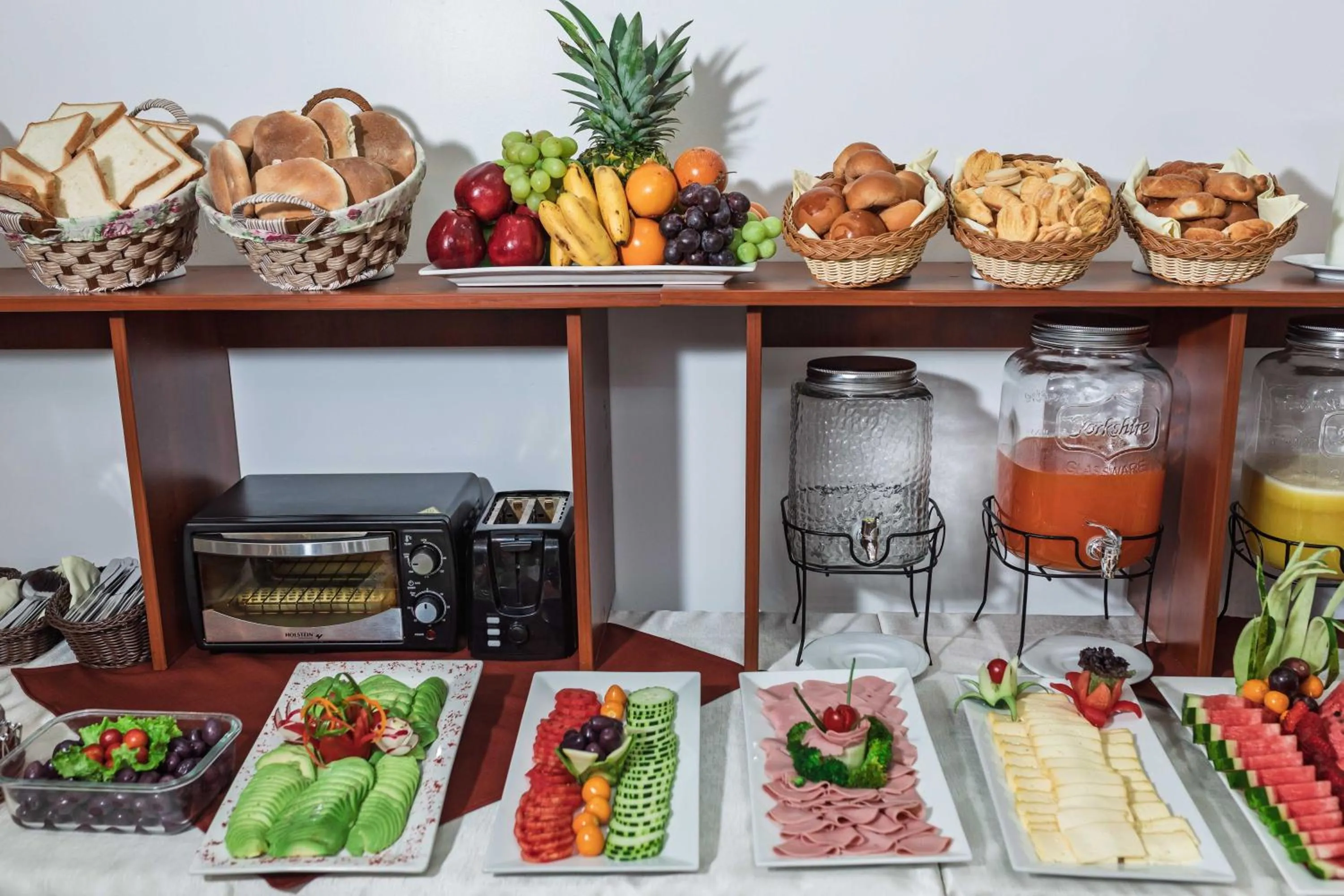 Buffet breakfast in Quechua Hotel Cusco