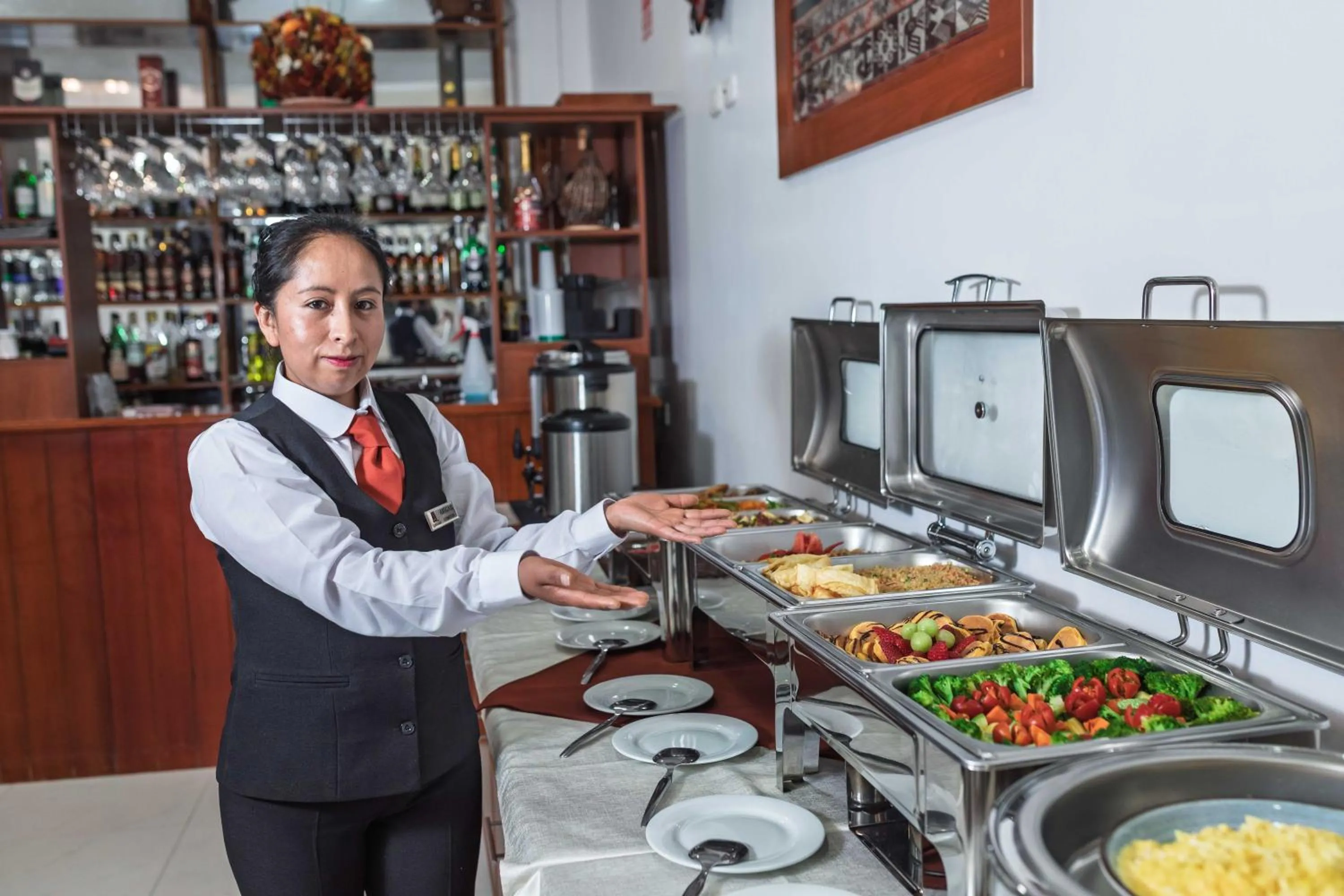 Buffet breakfast in Quechua Hotel Cusco