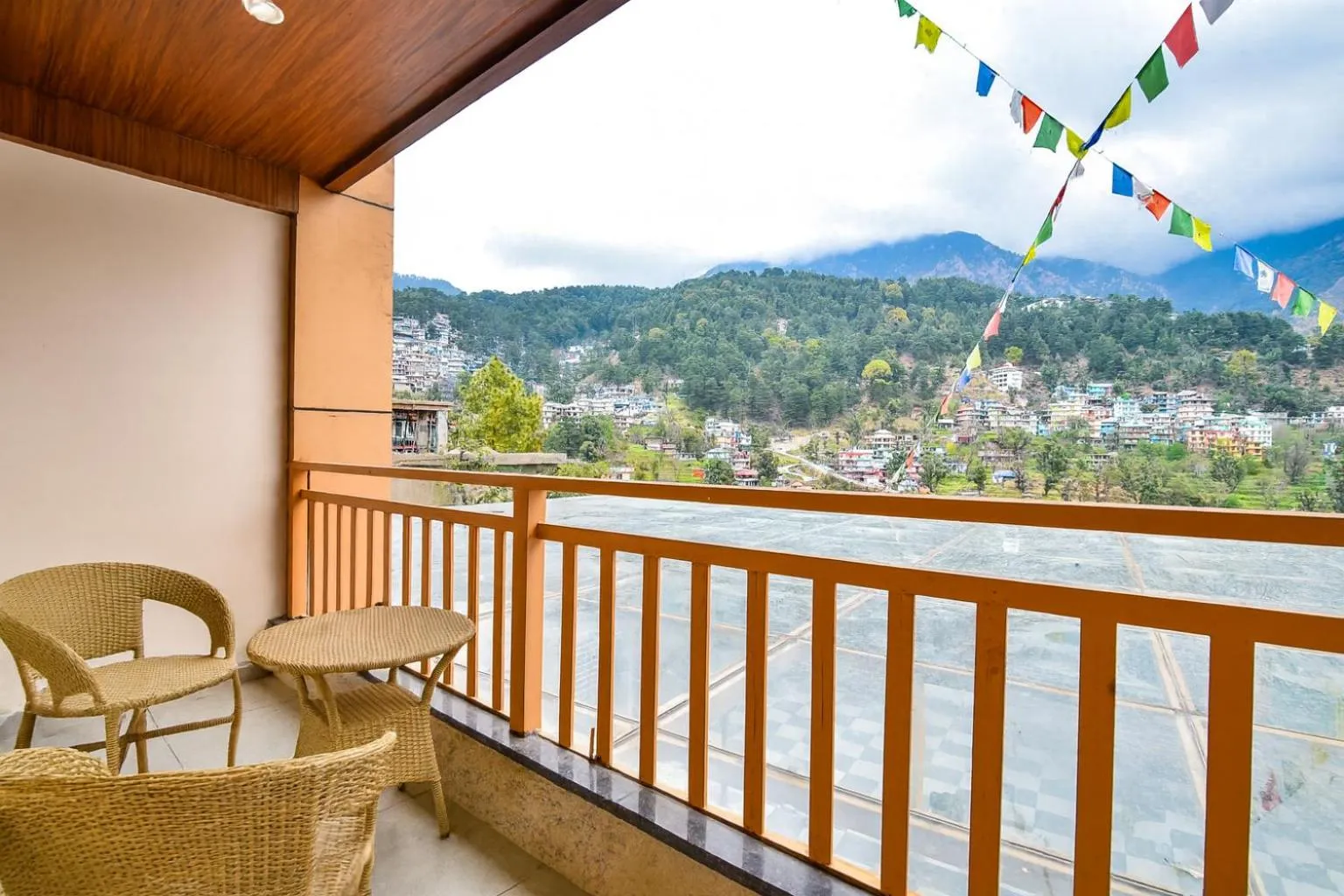 Balcony/Terrace in Hotel Pawan Regency- Best Mountain View Hotel In McLeodganj