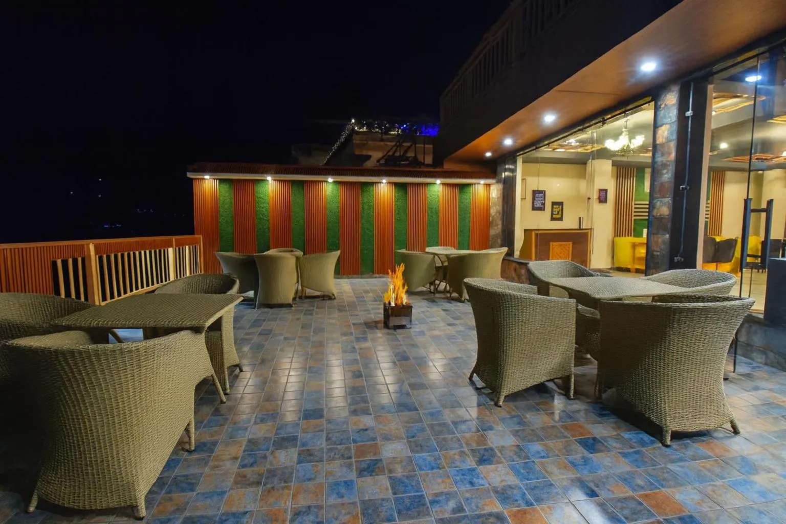 Balcony/Terrace in Hotel Pawan Regency- Best Mountain View Hotel In McLeodganj