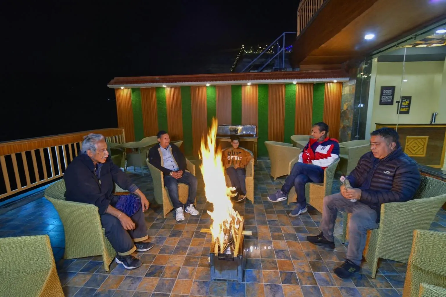 Balcony/Terrace in Hotel Pawan Regency- Best Mountain View Hotel In McLeodganj