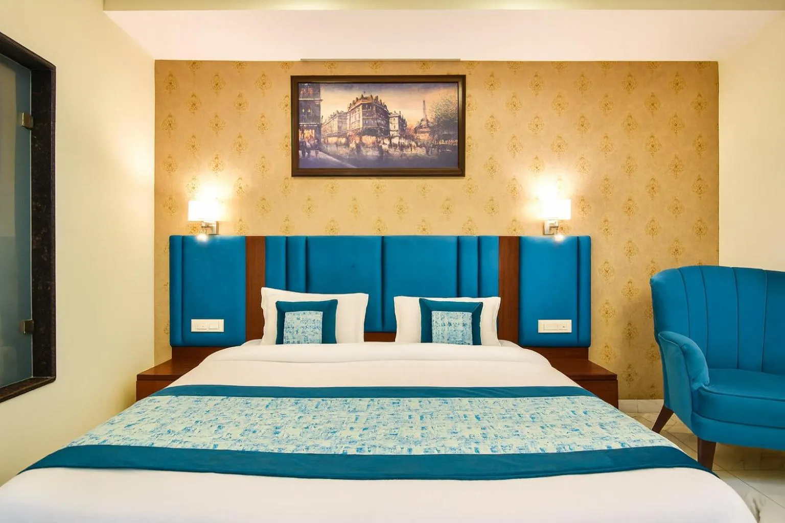 Bedroom in Hotel Pawan Regency- Best Mountain View Hotel In McLeodganj