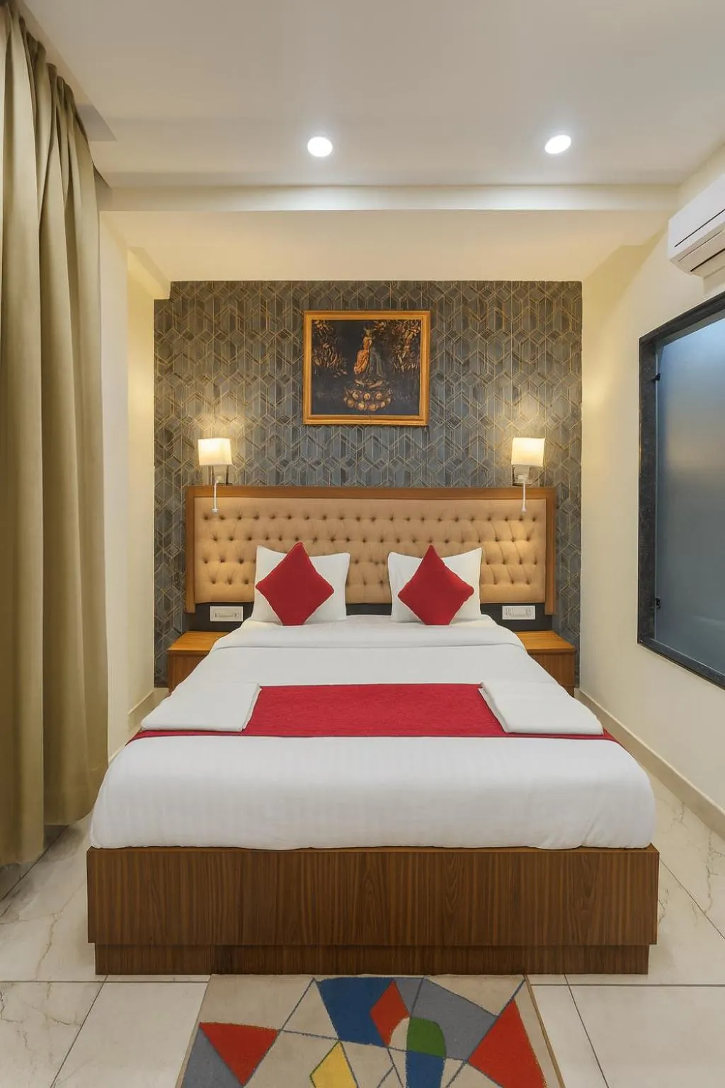 Bedroom in Hotel Pawan Regency- Best Mountain View Hotel In McLeodganj