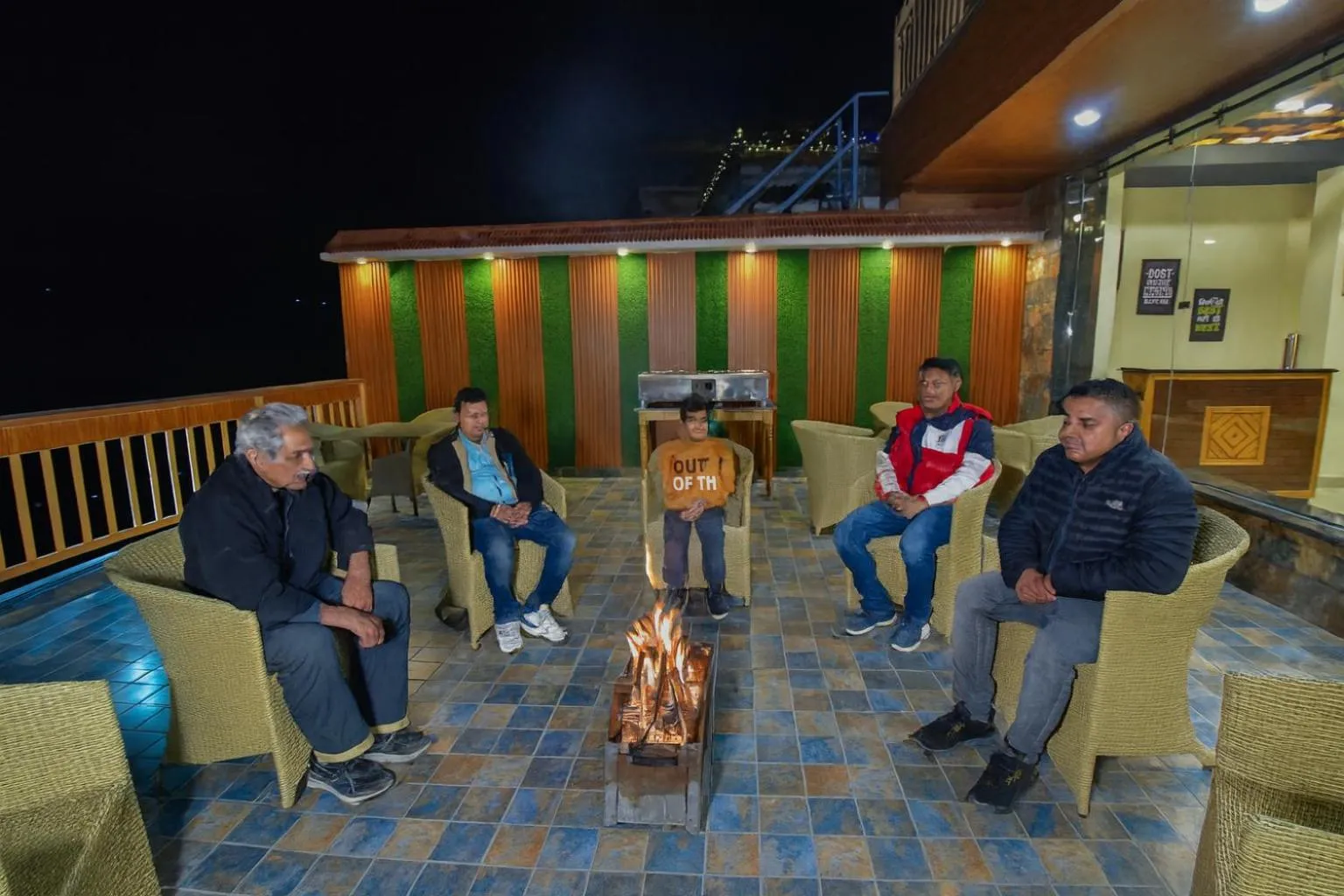 Balcony/Terrace in Hotel Pawan Regency- Best Mountain View Hotel In McLeodganj