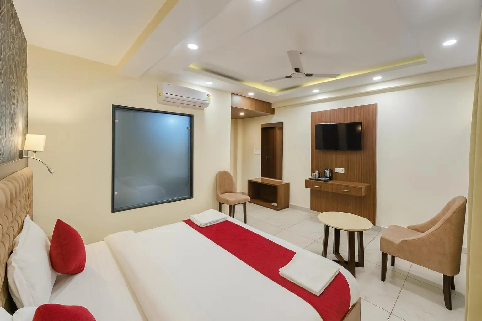 Bedroom in Hotel Pawan Regency- Best Mountain View Hotel In McLeodganj