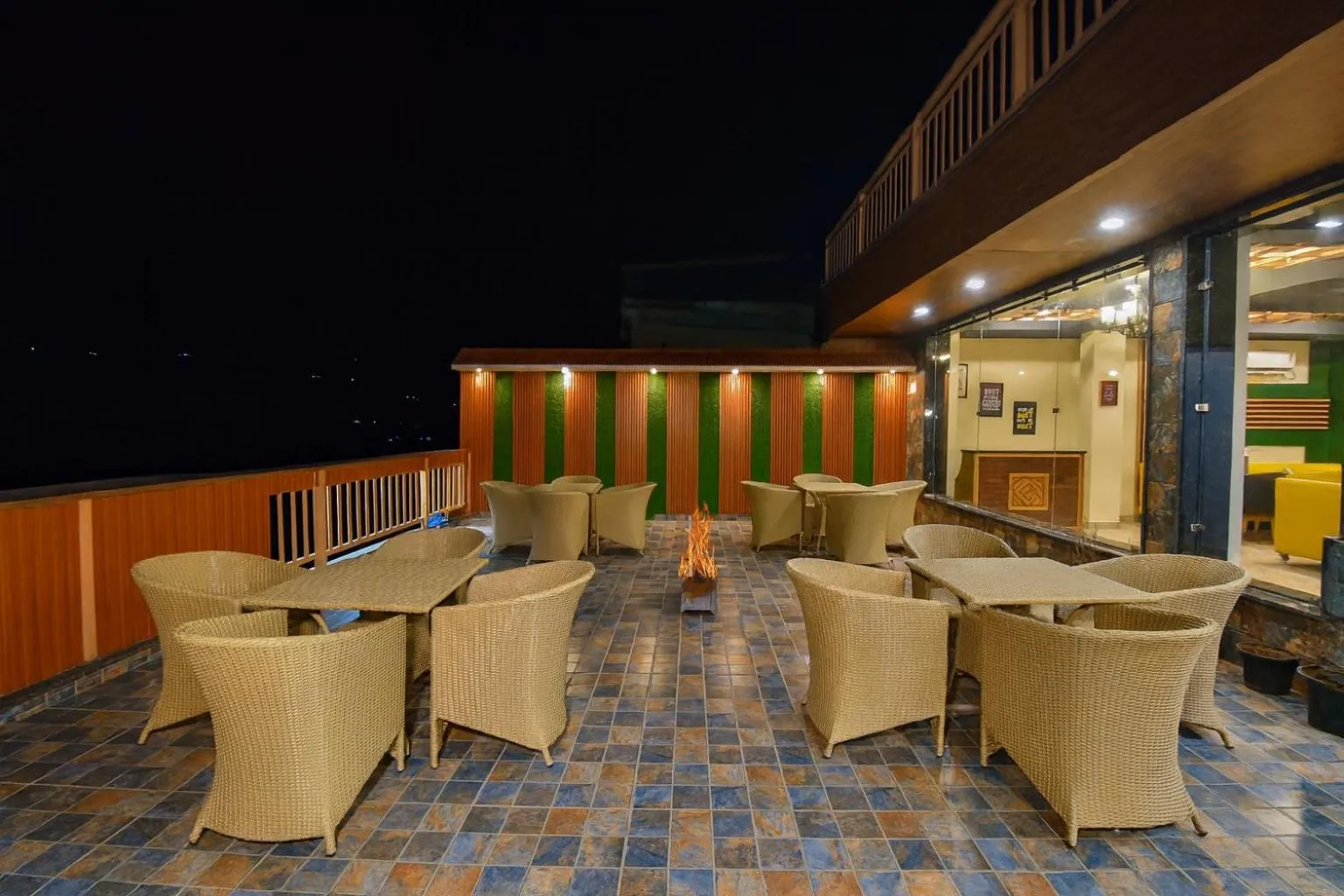 Balcony/Terrace in Hotel Pawan Regency- Best Mountain View Hotel In McLeodganj