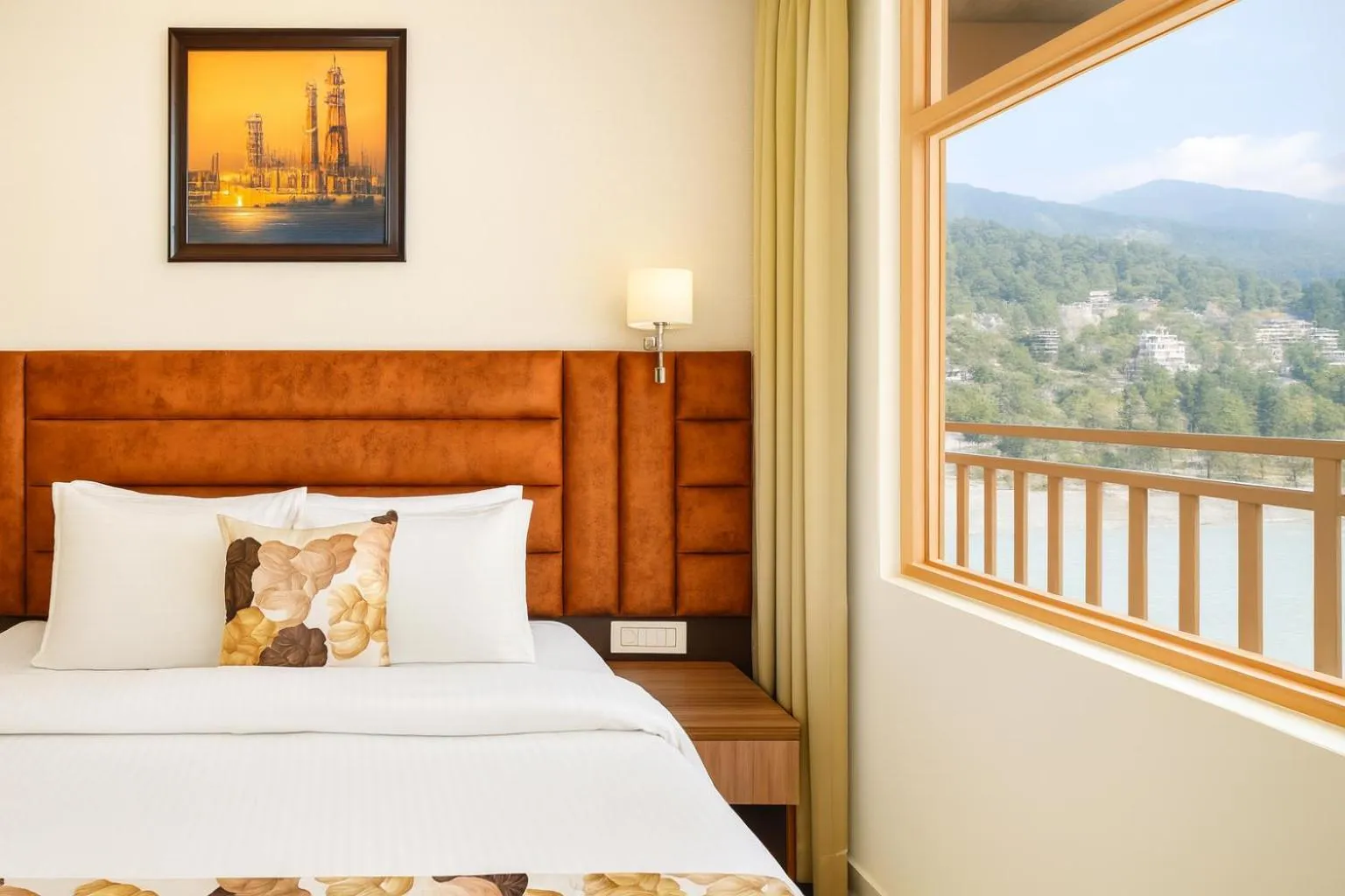 Bedroom in Hotel Pawan Regency- Best Mountain View Hotel In McLeodganj