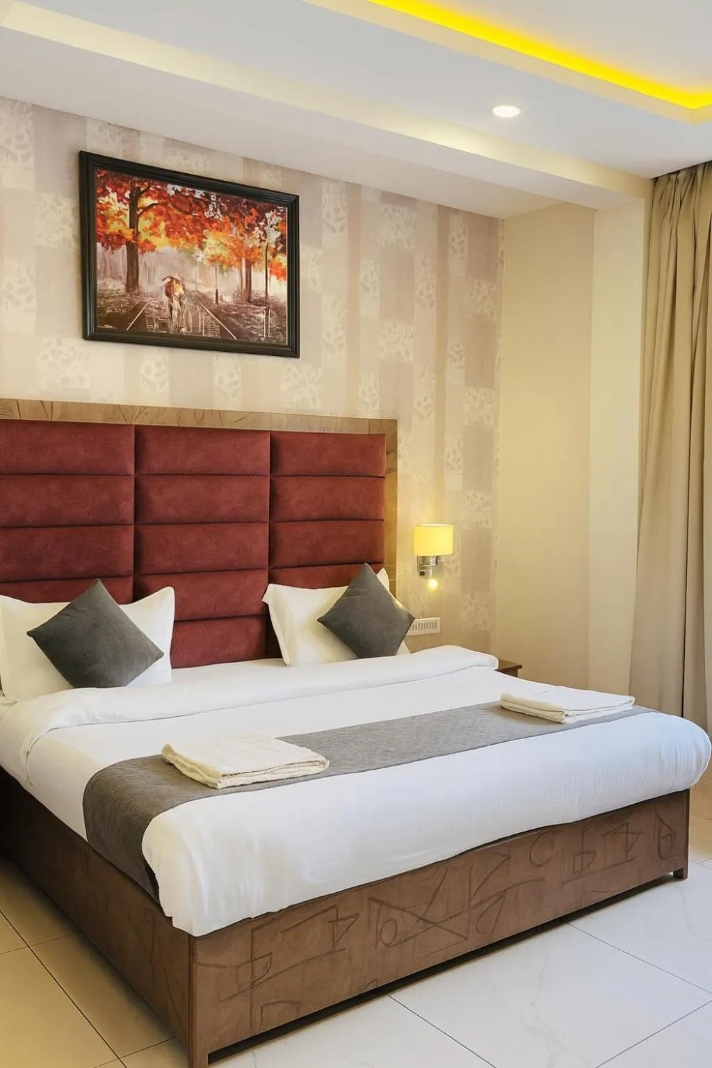 Bedroom in Hotel Pawan Regency- Best Mountain View Hotel In McLeodganj