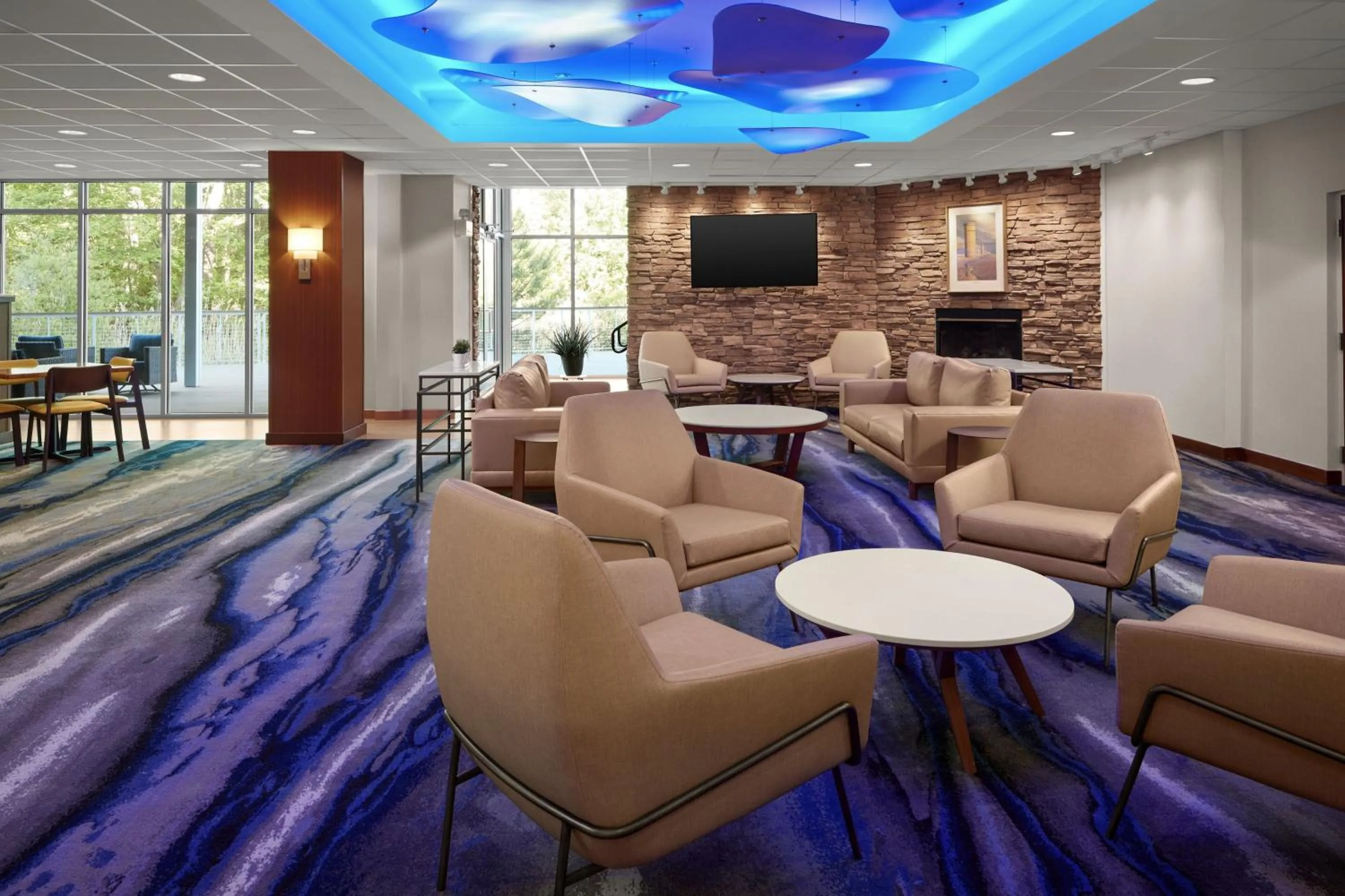 Lounge or bar in Fairfield Inn & Suites by Marriott Rehoboth Beach