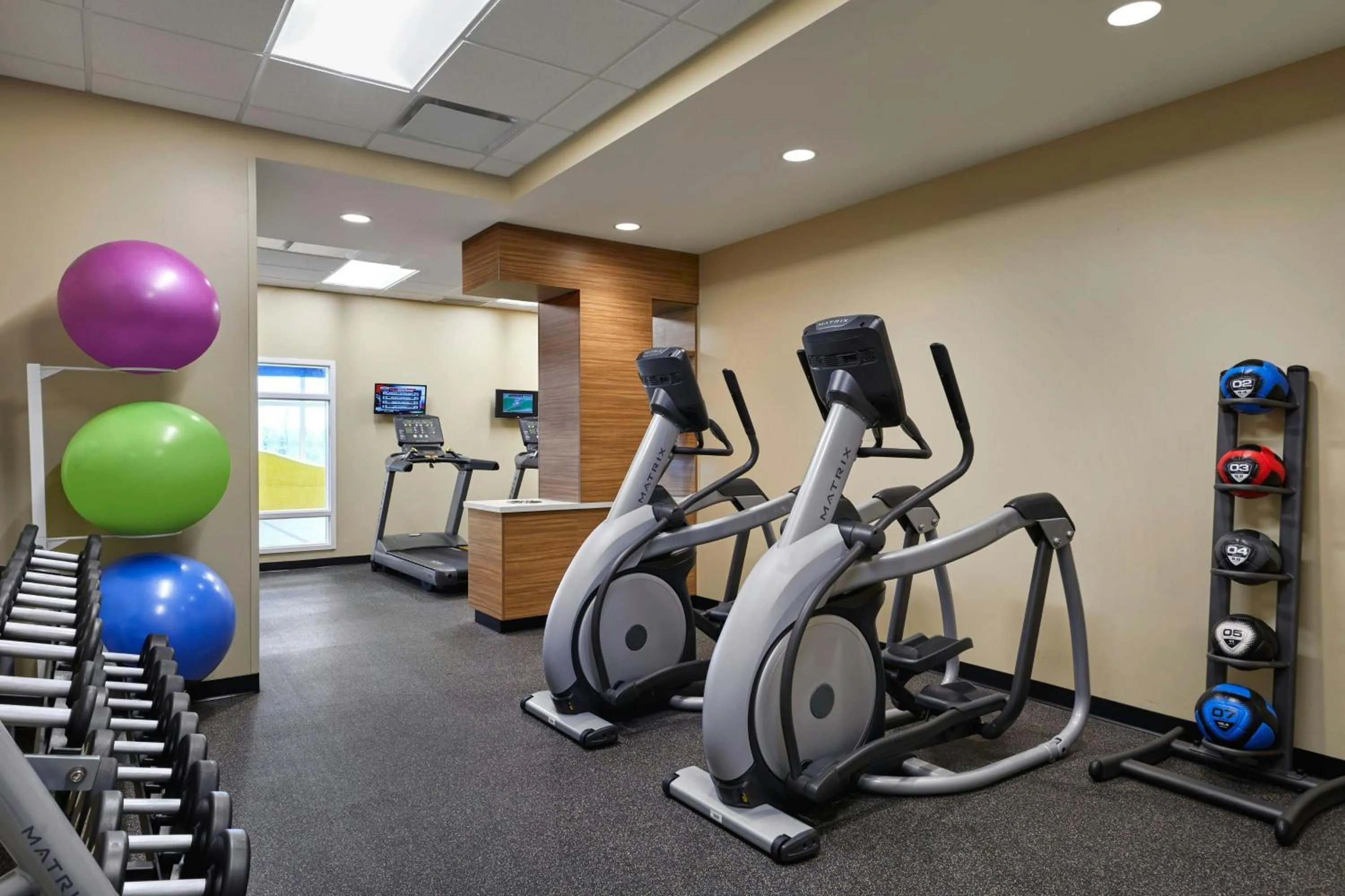 Fitness centre/facilities in TownePlace Suites by Marriott Fort McMurray