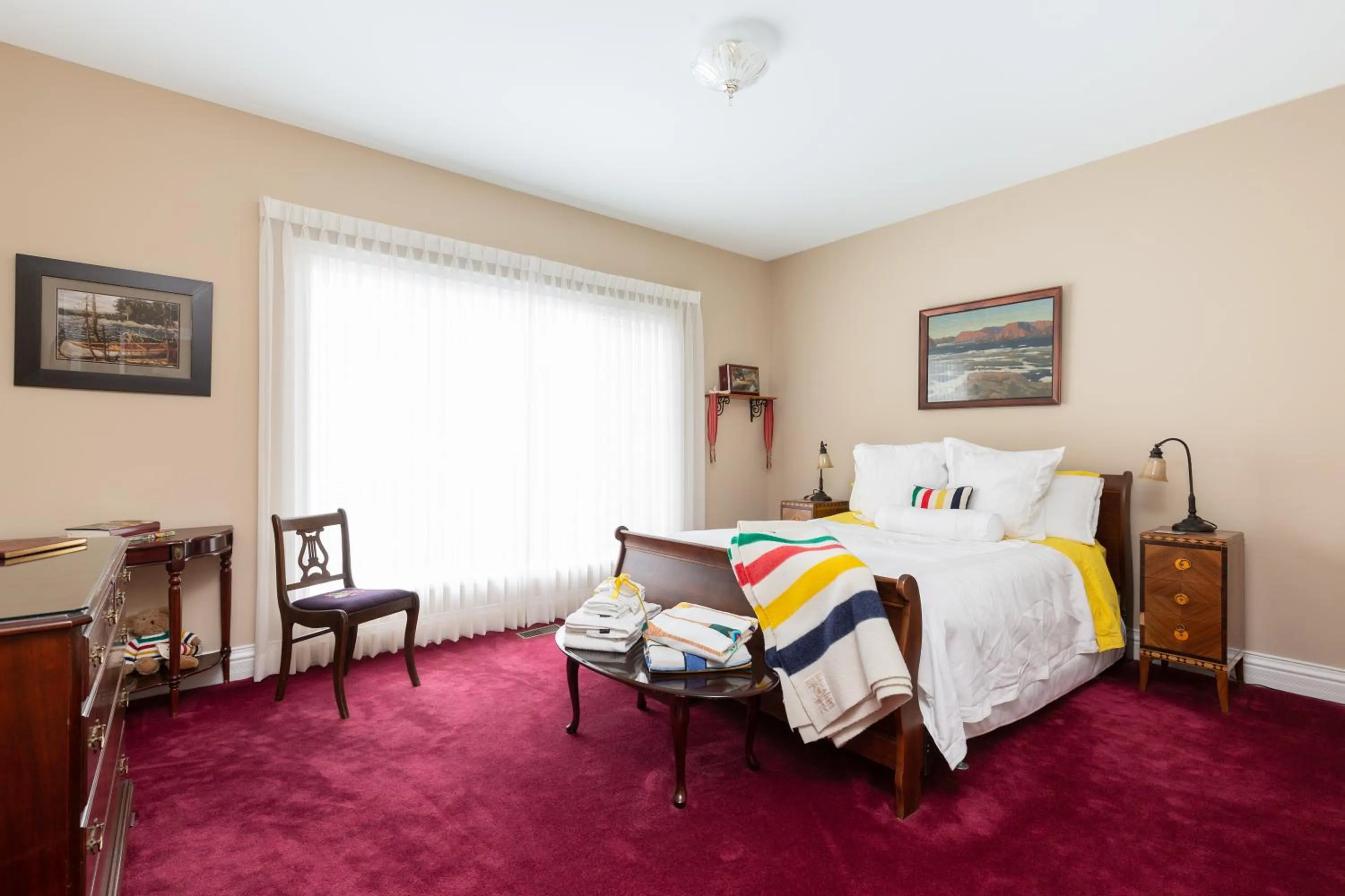 Photo of the whole room, Bed in Greystone on Golden Lake