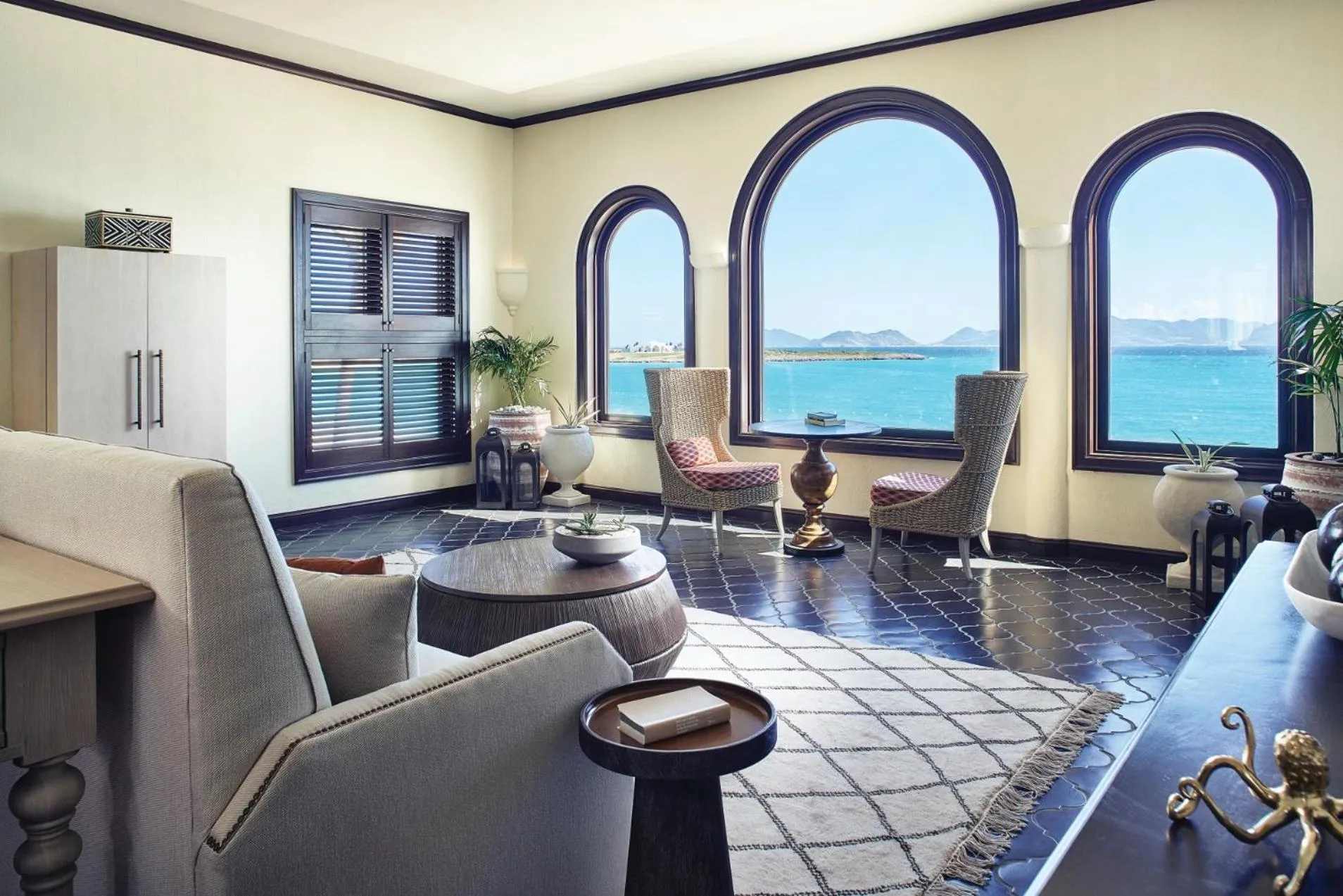 Living room in Cap Juluca, A Belmond Hotel, Anguilla