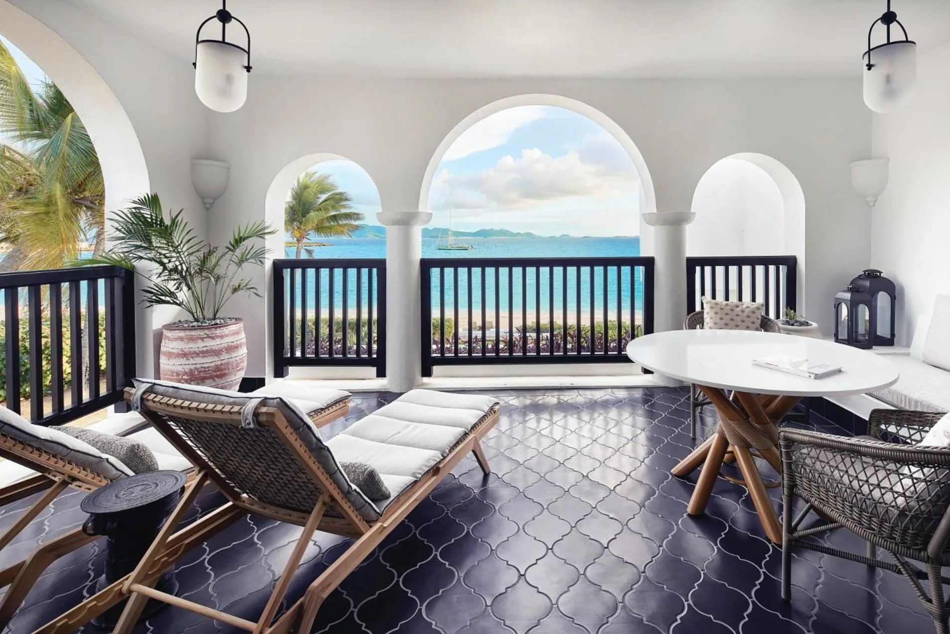 Patio in Cap Juluca, A Belmond Hotel, Anguilla