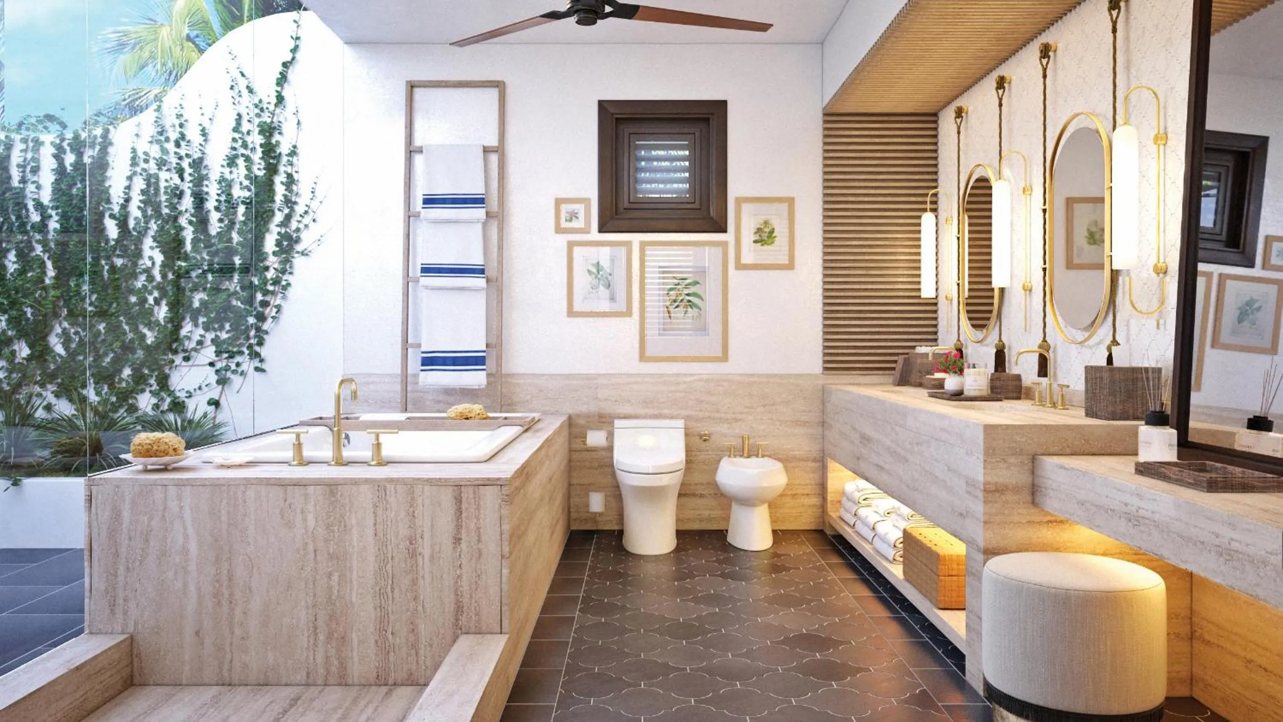 Bathroom in Cap Juluca, A Belmond Hotel, Anguilla