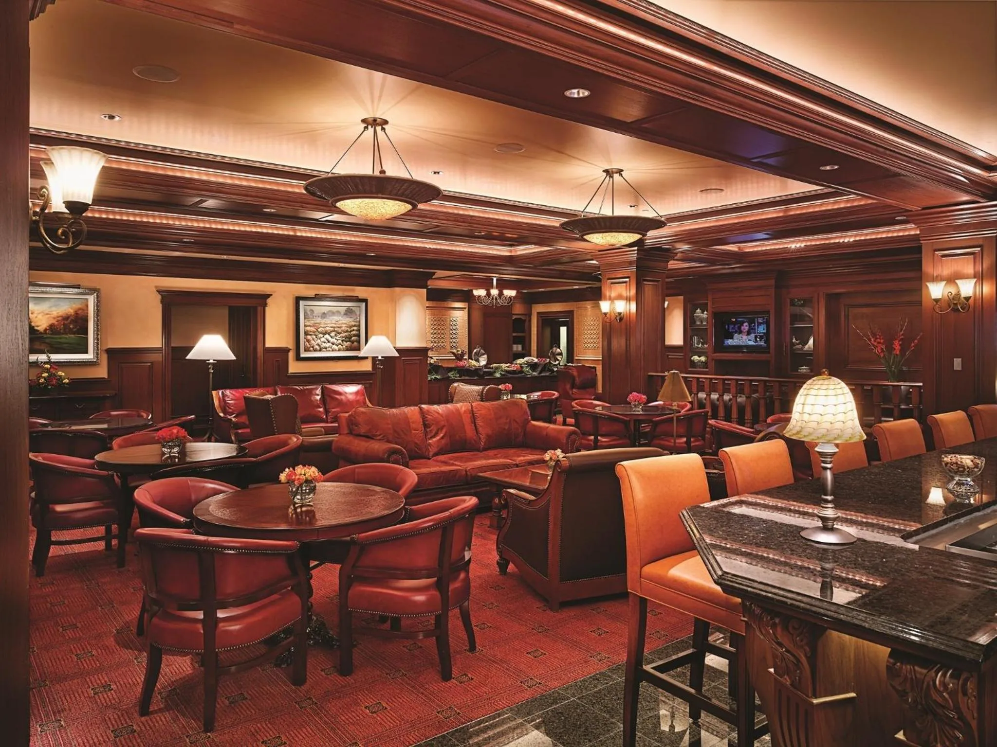 Communal lounge/ TV room in Ameristar Casino Hotel Vicksburg, Ms.