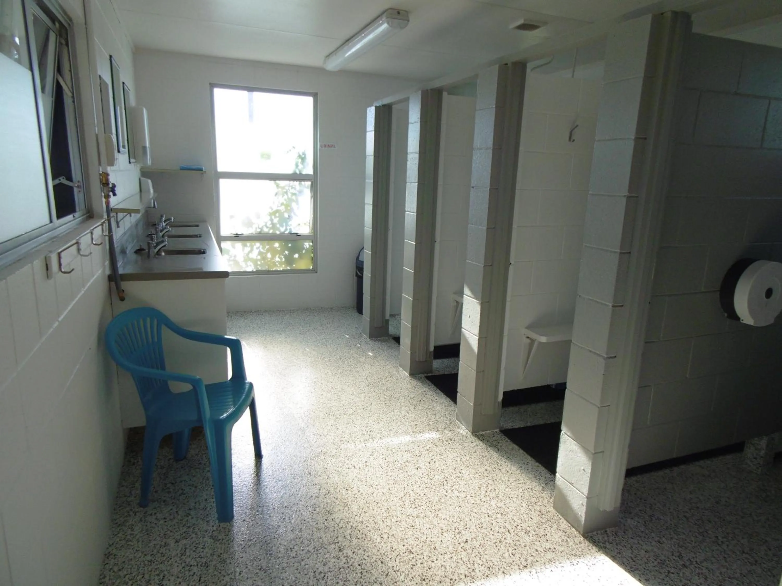 Toilet in Glenavys Waitaki River Motor Camp